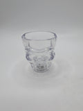 Vintage Nostalgic Hard Plastic Skull Shot Glass Lights Up *Needs New Batteries*