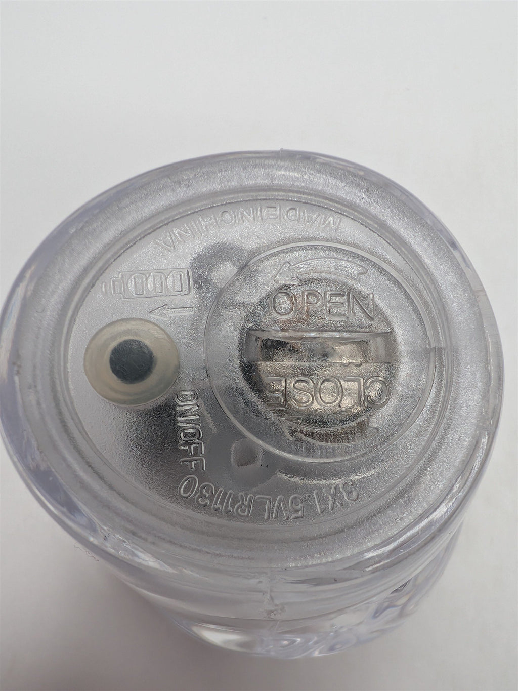 Vintage Nostalgic Hard Plastic Skull Shot Glass Lights Up *Needs New Batteries*