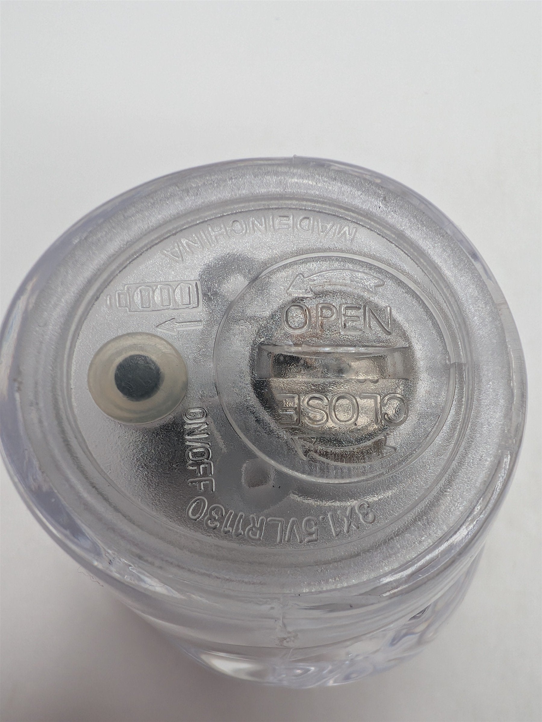 Vintage Nostalgic Hard Plastic Skull Shot Glass Lights Up *Needs New Batteries*