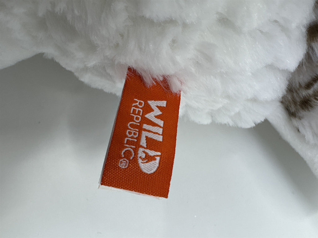 Wild Republic Plush White Snowy Owl Stuffed Animal Plush W/ Tags