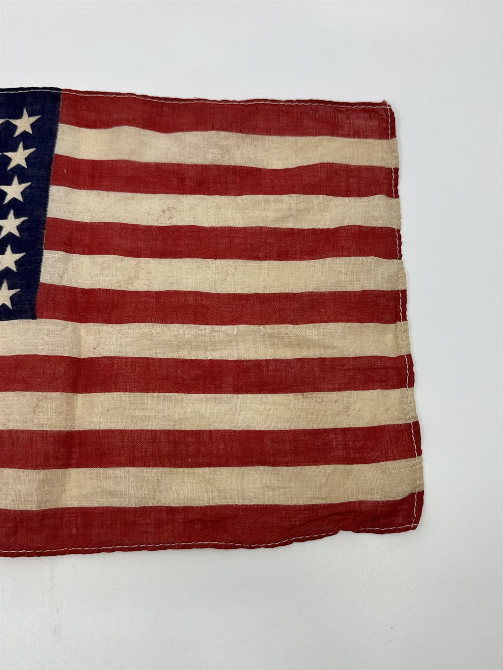 Vintage Small American Flag W/ 48 Stars Approx: 12 In X 8.5 In Patriotic Flag