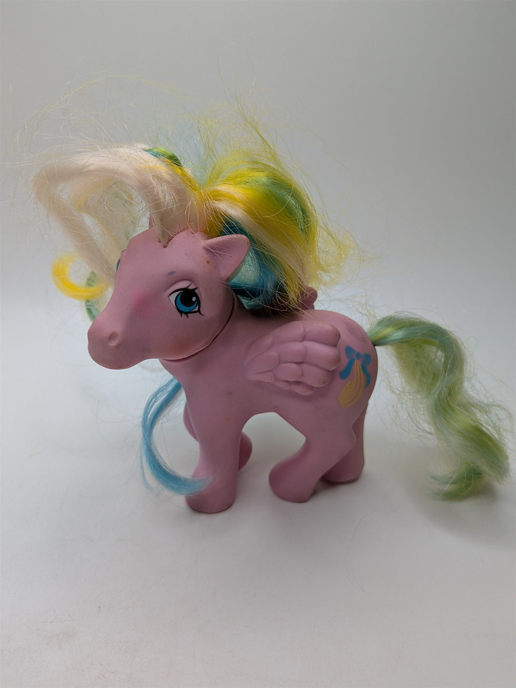 Vintage Hasbro 1984 My Little Pony Hasbro Pink Grow Hair Wings Brush N Grow G1