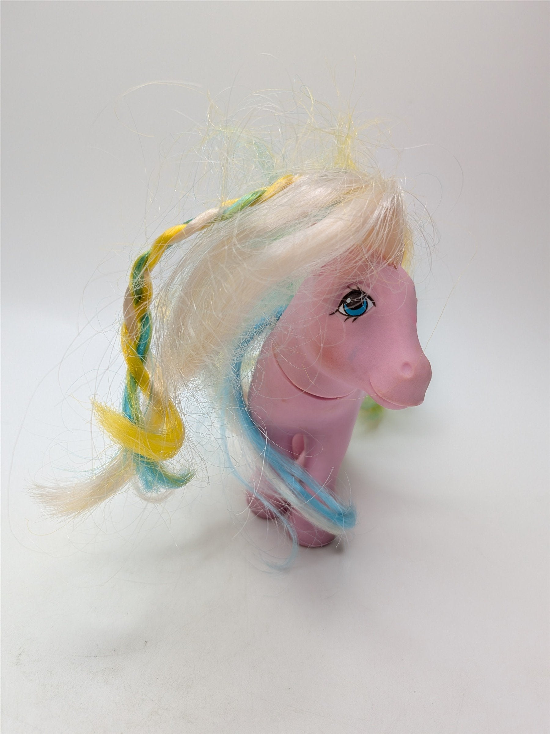 Vintage Hasbro 1984 My Little Pony Hasbro Pink Grow Hair Wings Brush N Grow G1