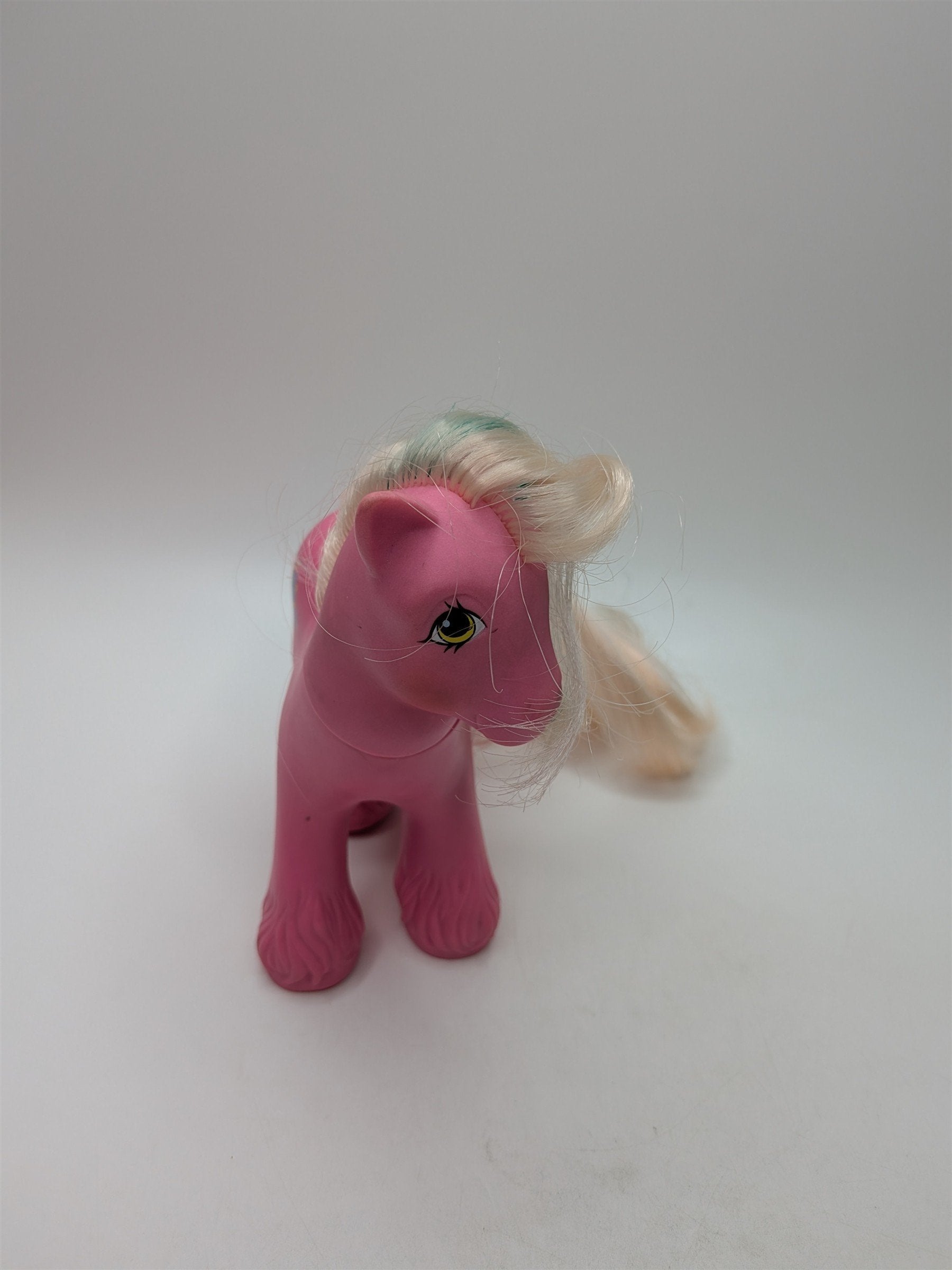 Vintage Hasbro 1987 My Little Pony Shire Brother Boy Toy Trailer Truck Pony