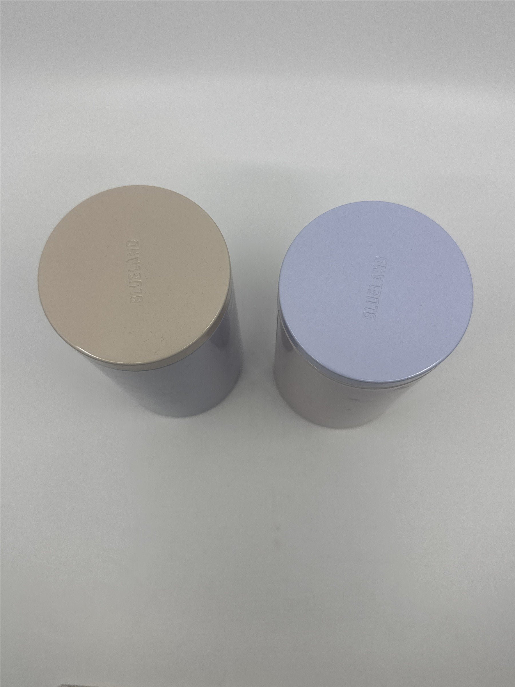 BlueLand Laundry Tablets Empty Tin And Oxi-Laundry Booster Empty Tin