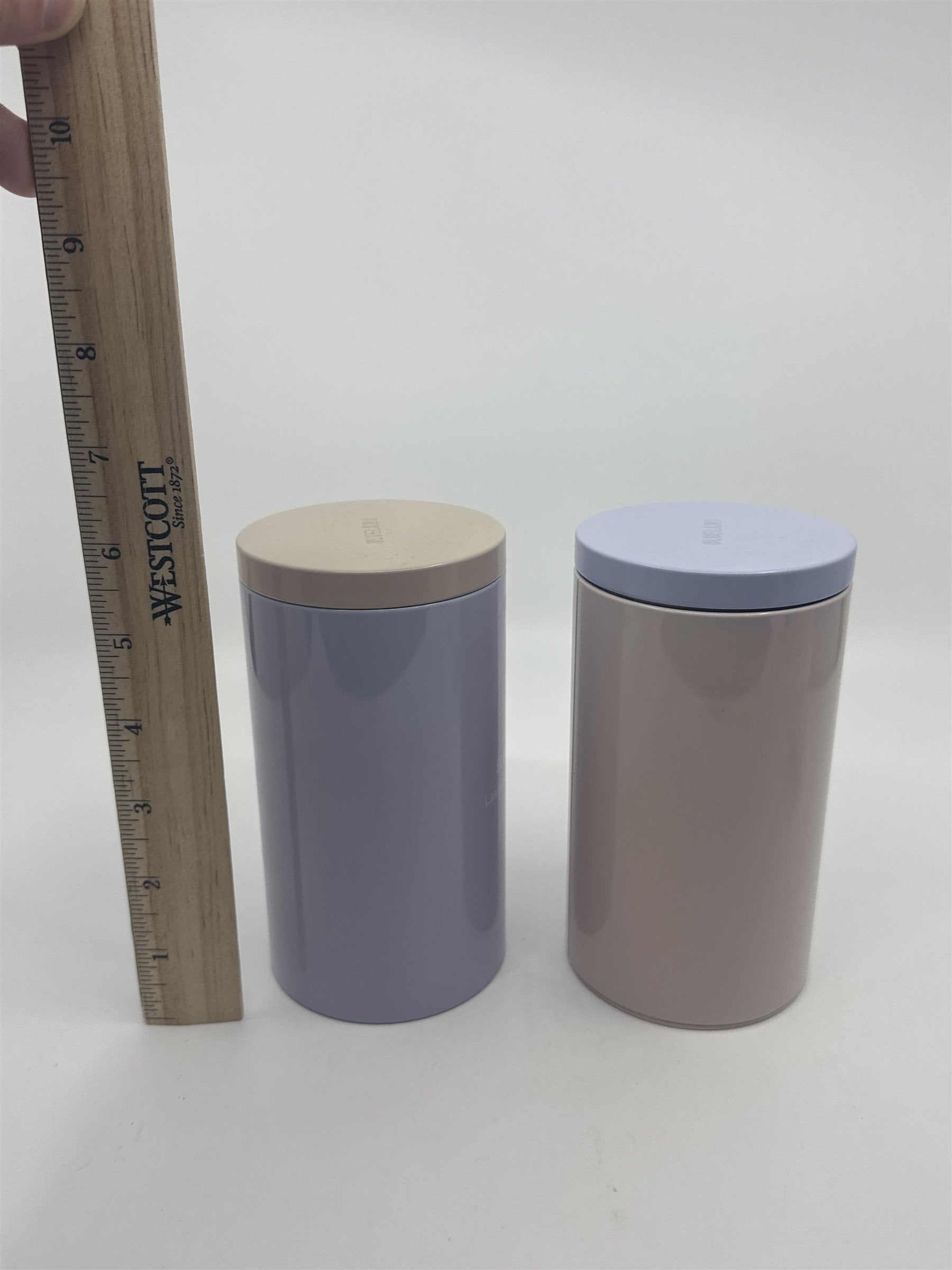 BlueLand Laundry Tablets Empty Tin And Oxi-Laundry Booster Empty Tin