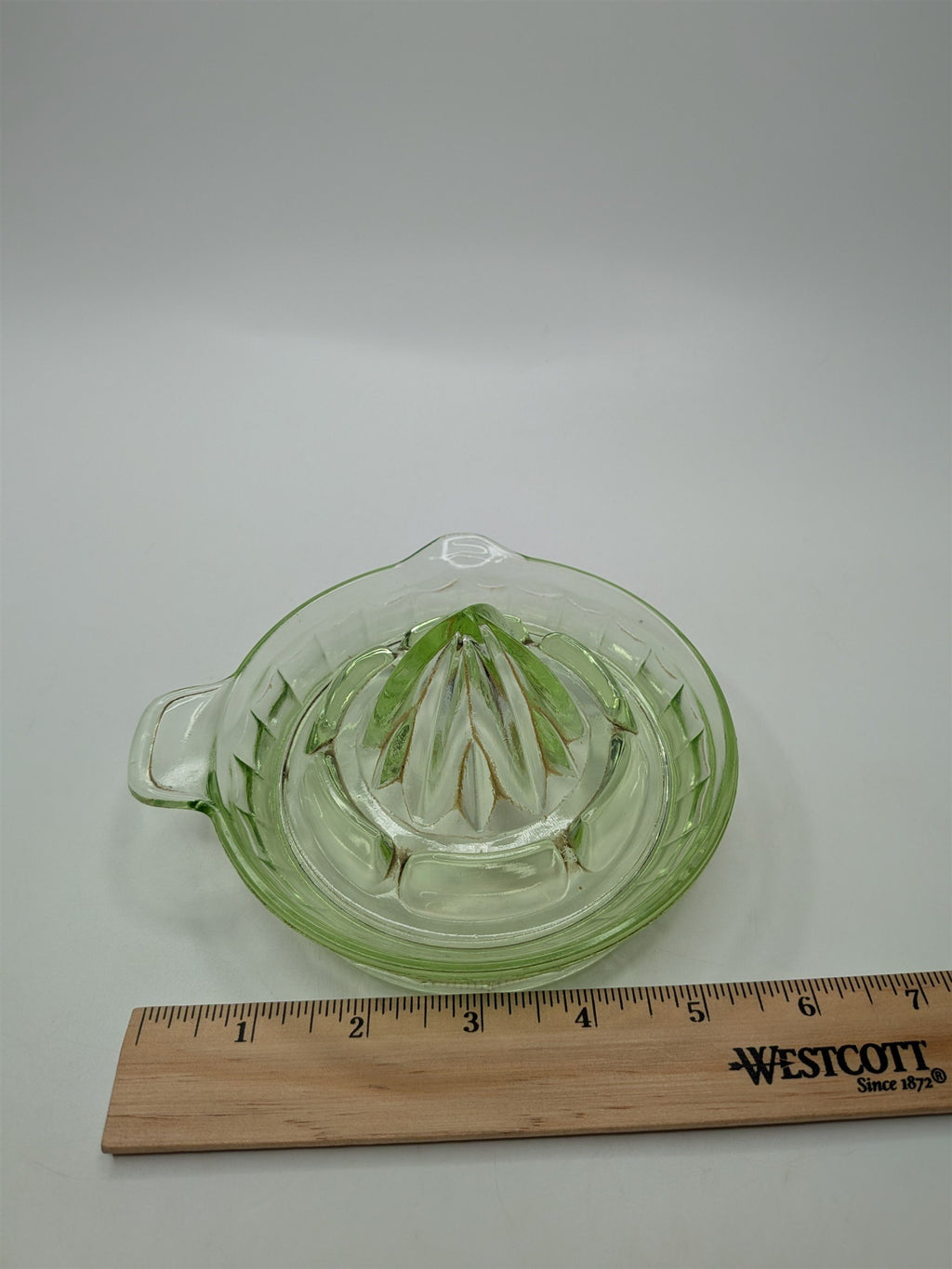 Vintage Uranium? Depression Glass Citrus Reamer or Juicer for Lemons/Limes