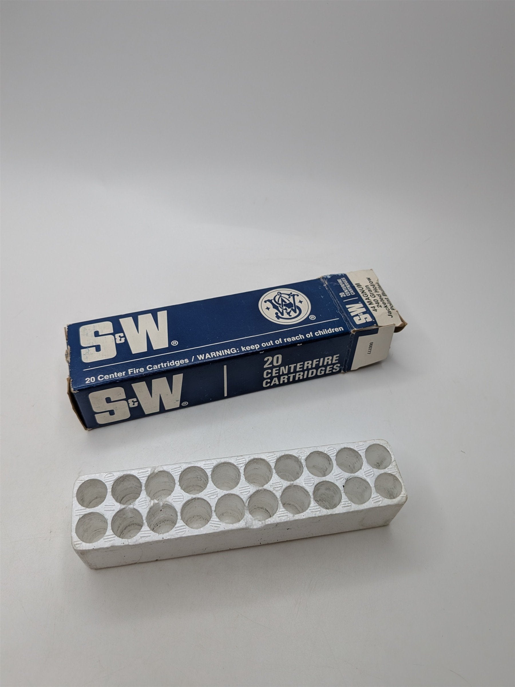 S&W Empty Box of Centerfire Cartridges 44 Nostalgic EMPTY BOX