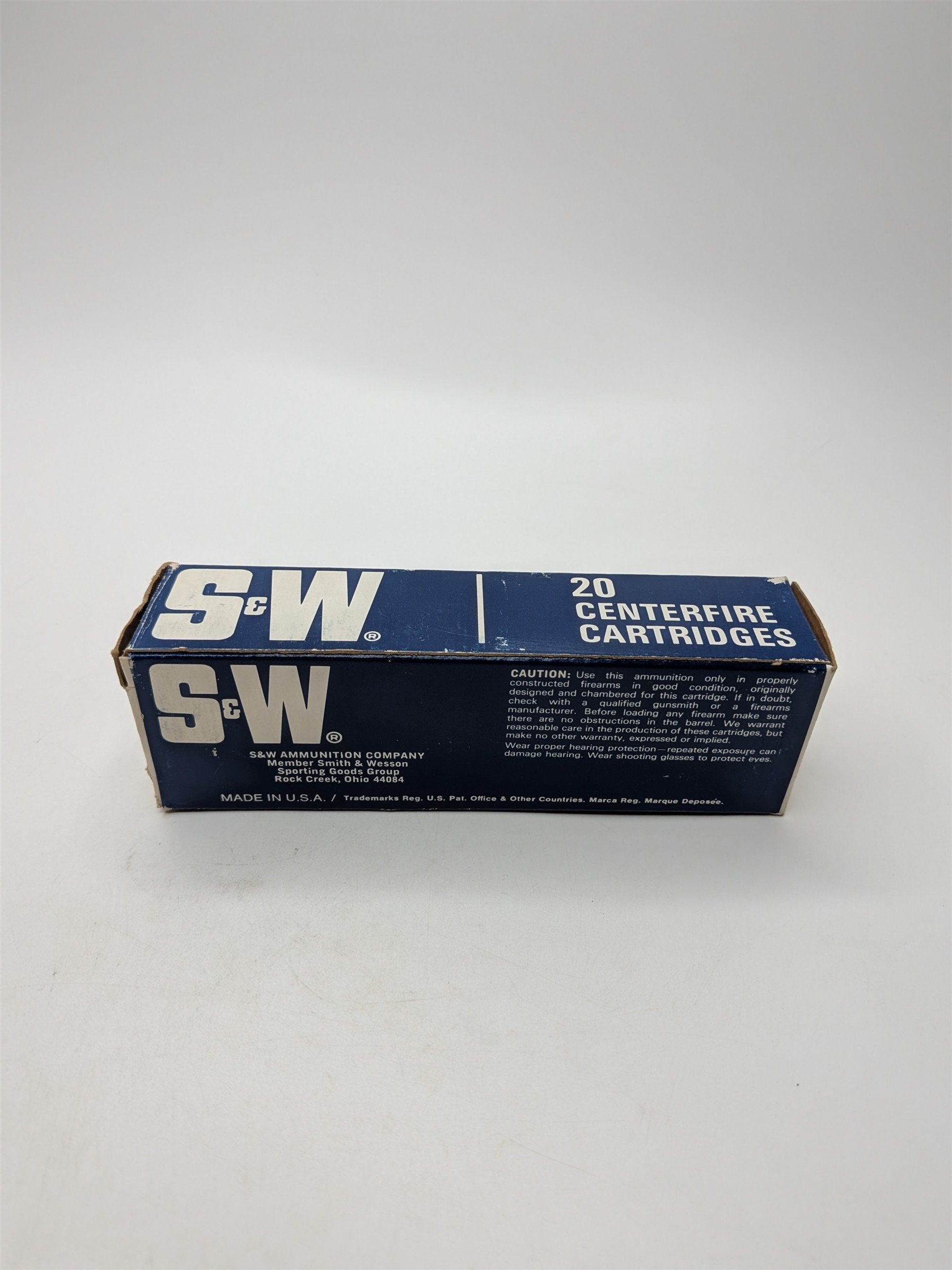 S&W Empty Box of Centerfire Cartridges 44 Nostalgic EMPTY BOX