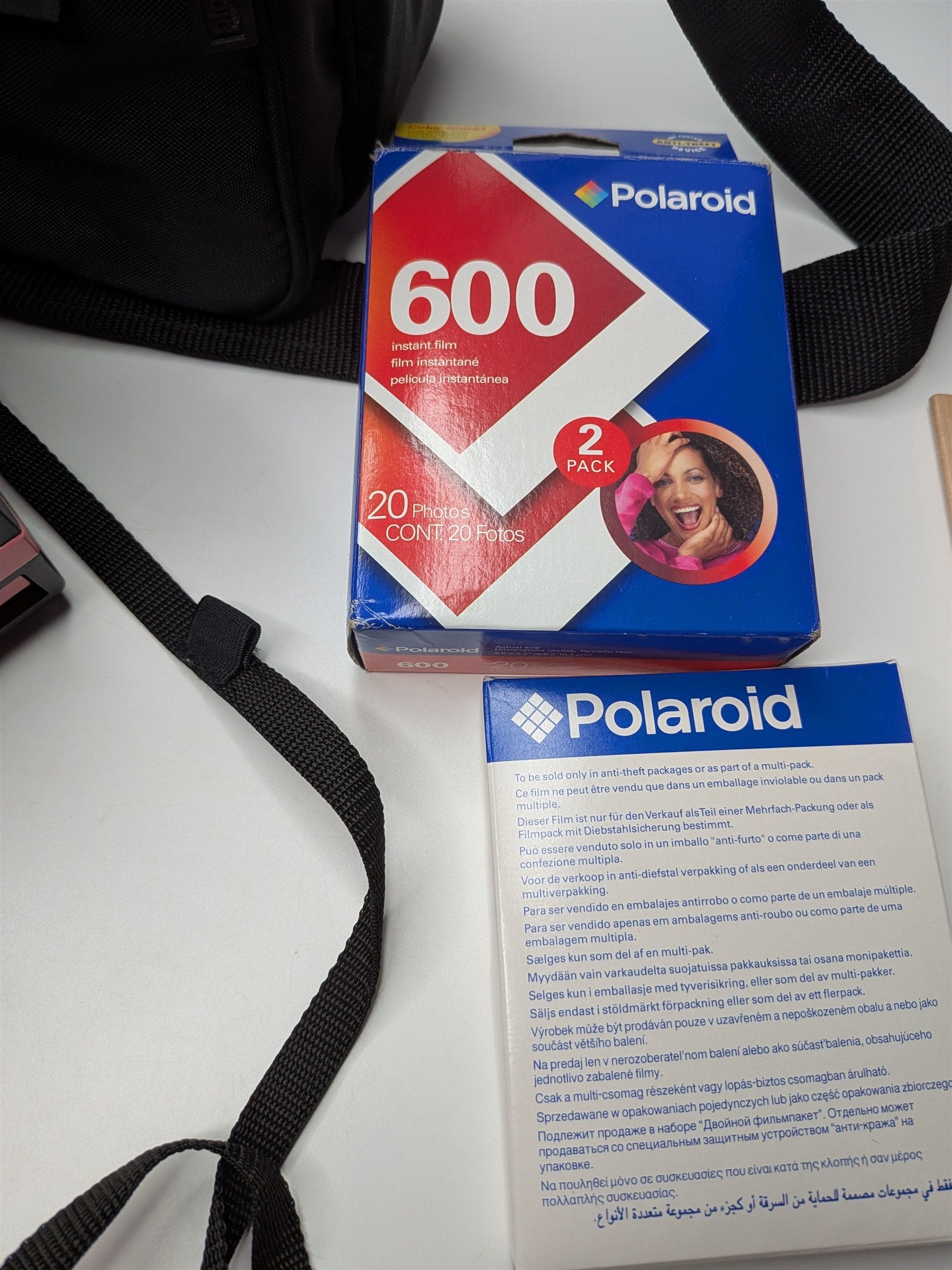 Polaroid 600 Spirit Camera Mary Kay Cosmetics Promo with Extras