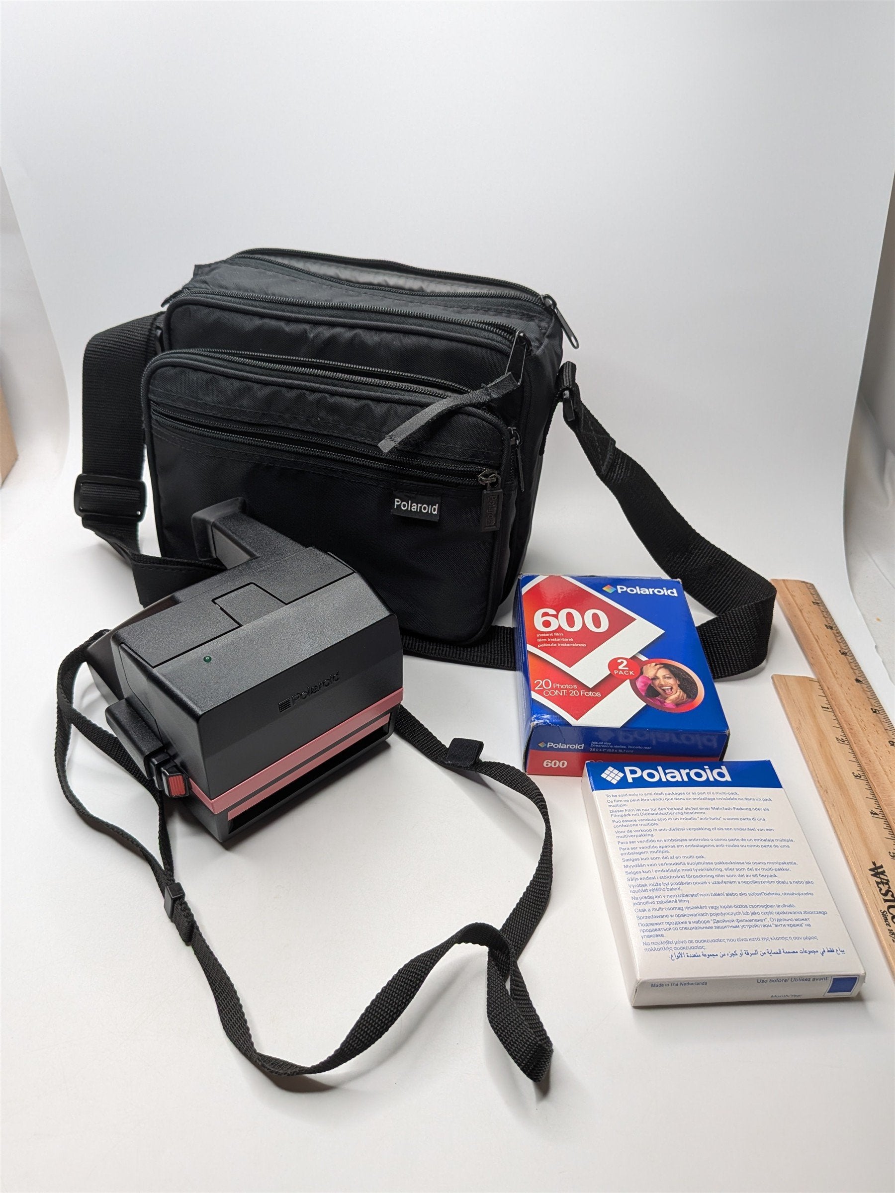Polaroid 600 Spirit Camera Mary Kay Cosmetics Promo with Extras