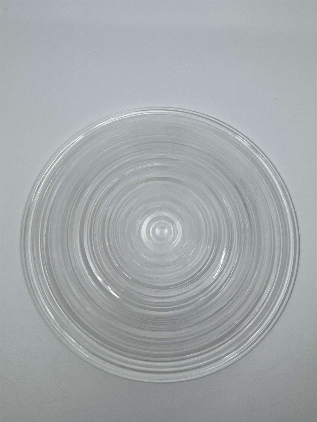 Vintage Anchor Hocking Bread/Dessert Plate Ribbed Clear Glass
