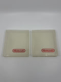 Lot Of Two Vintage Nintendo NES Hard Plastic Game Cases/Protectors