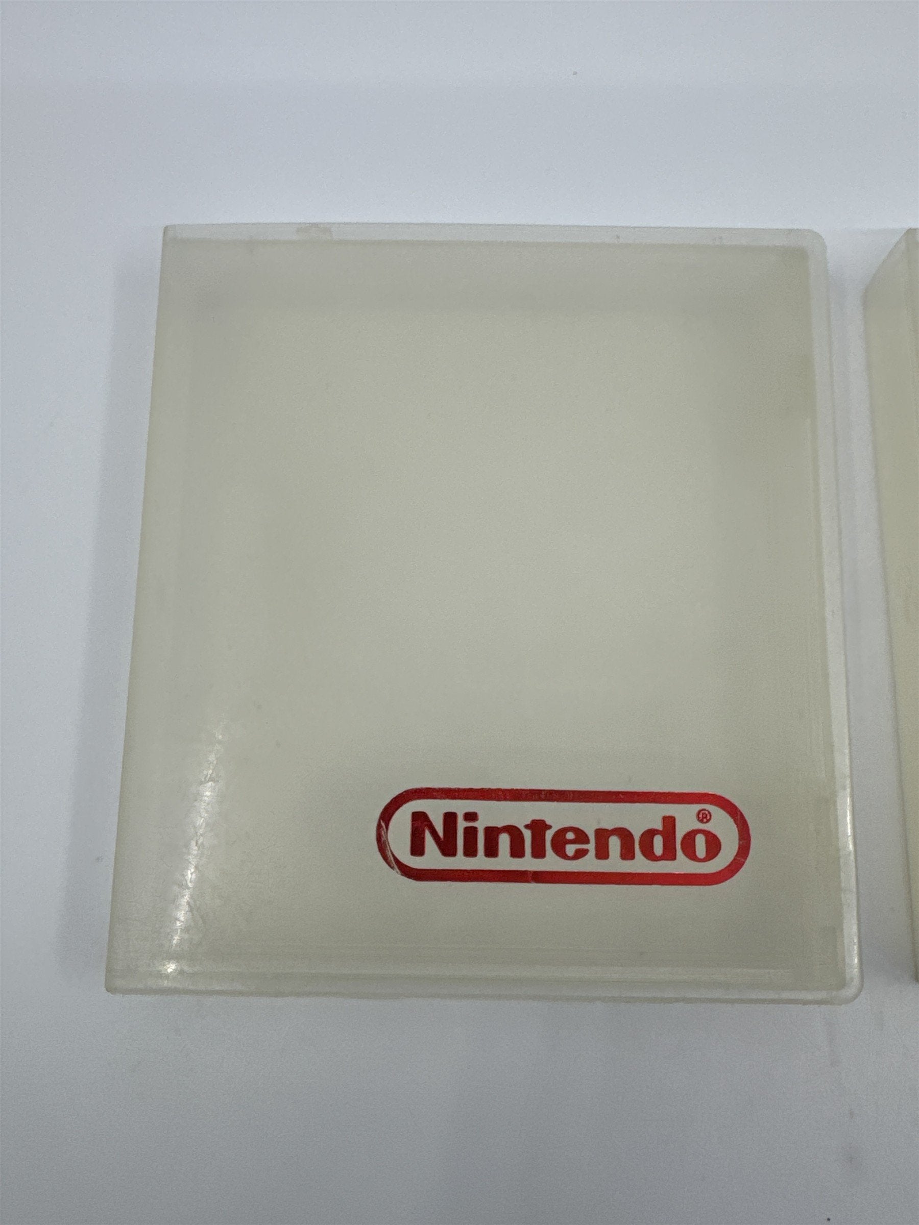 Lot Of Two Vintage Nintendo NES Hard Plastic Game Cases/Protectors
