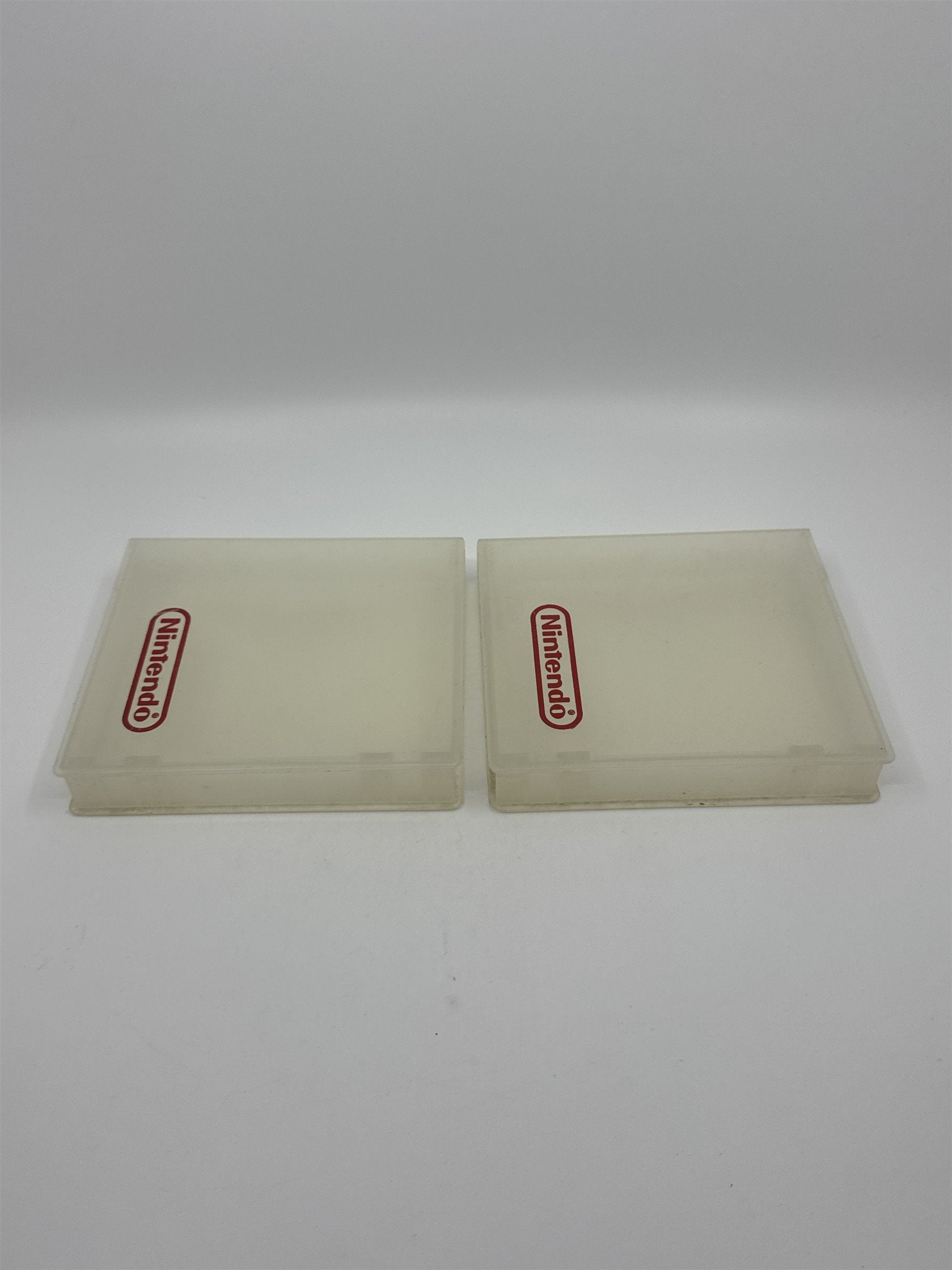 Lot Of Two Vintage Nintendo NES Hard Plastic Game Cases/Protectors
