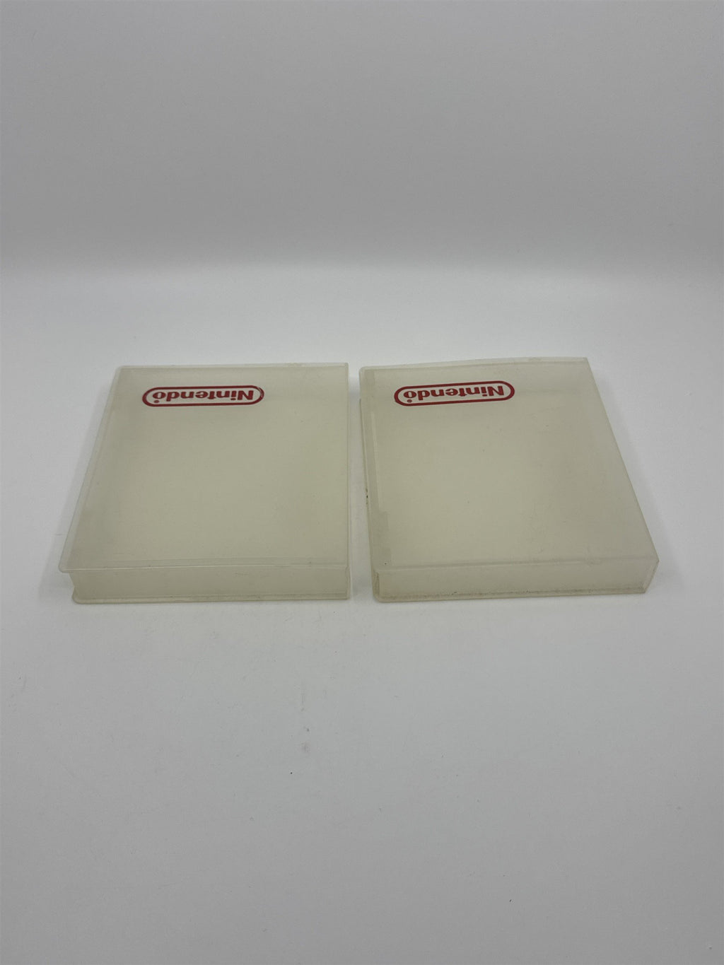 Lot Of Two Vintage Nintendo NES Hard Plastic Game Cases/Protectors