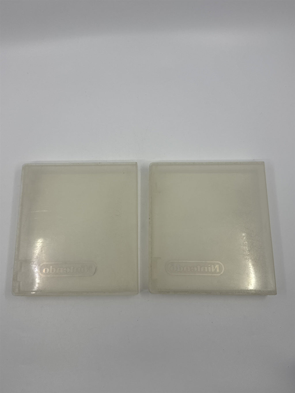 Lot Of Two Vintage Nintendo NES Hard Plastic Game Cases/Protectors