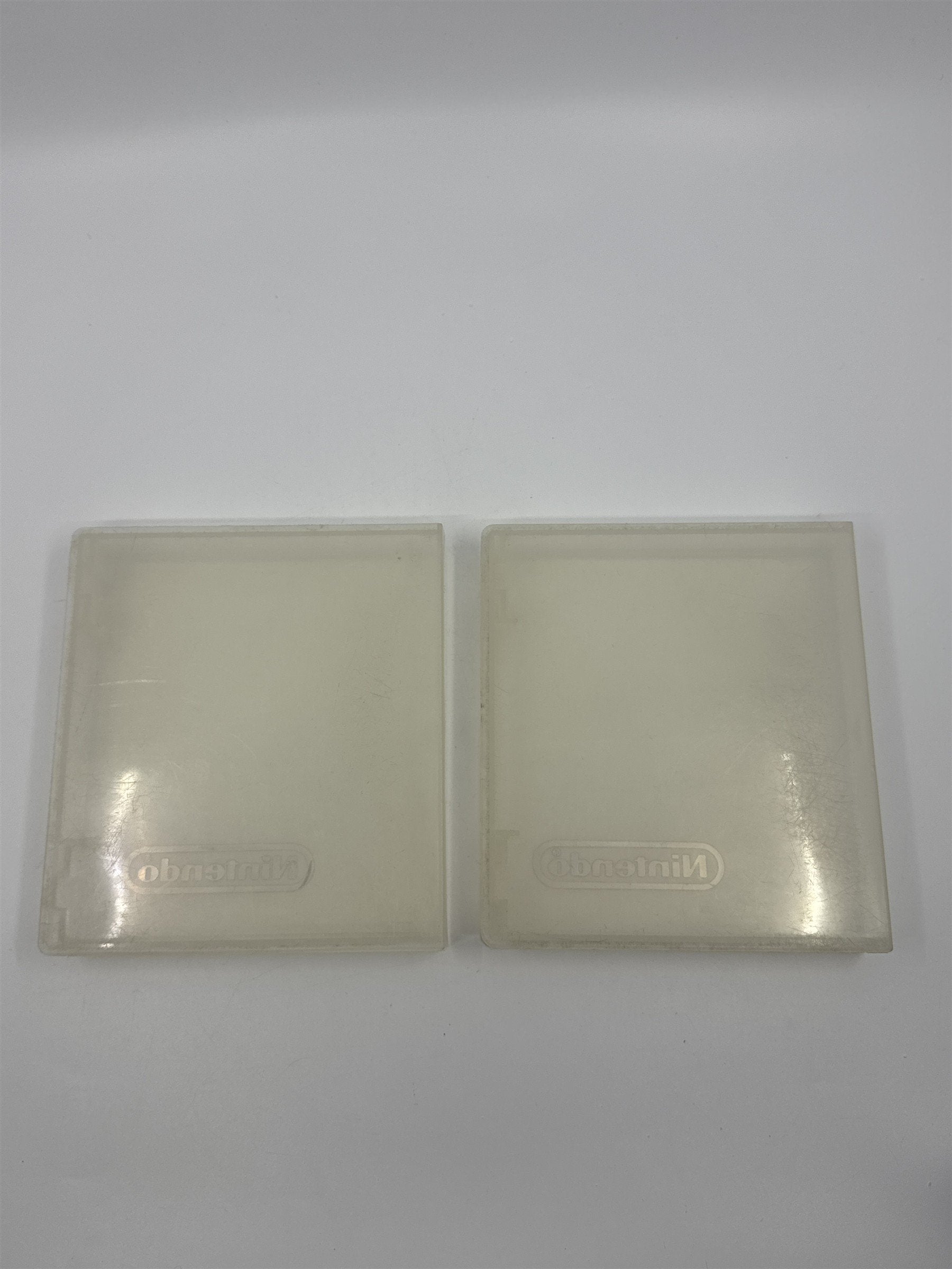 Lot Of Two Vintage Nintendo NES Hard Plastic Game Cases/Protectors