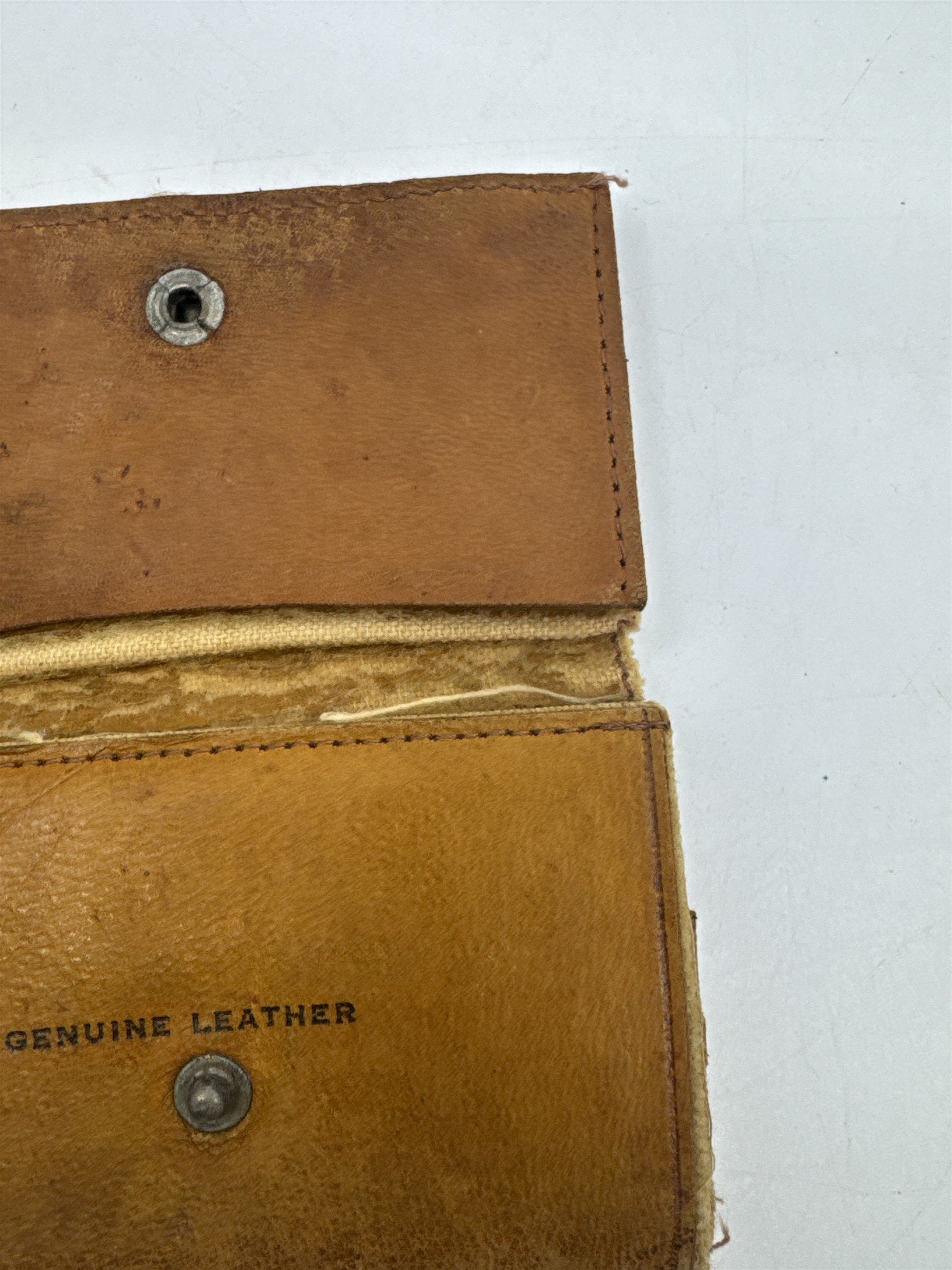 Vintage Genuine Leather Coney Island N.Y. Souvenir Travel Key Holder/Wallet