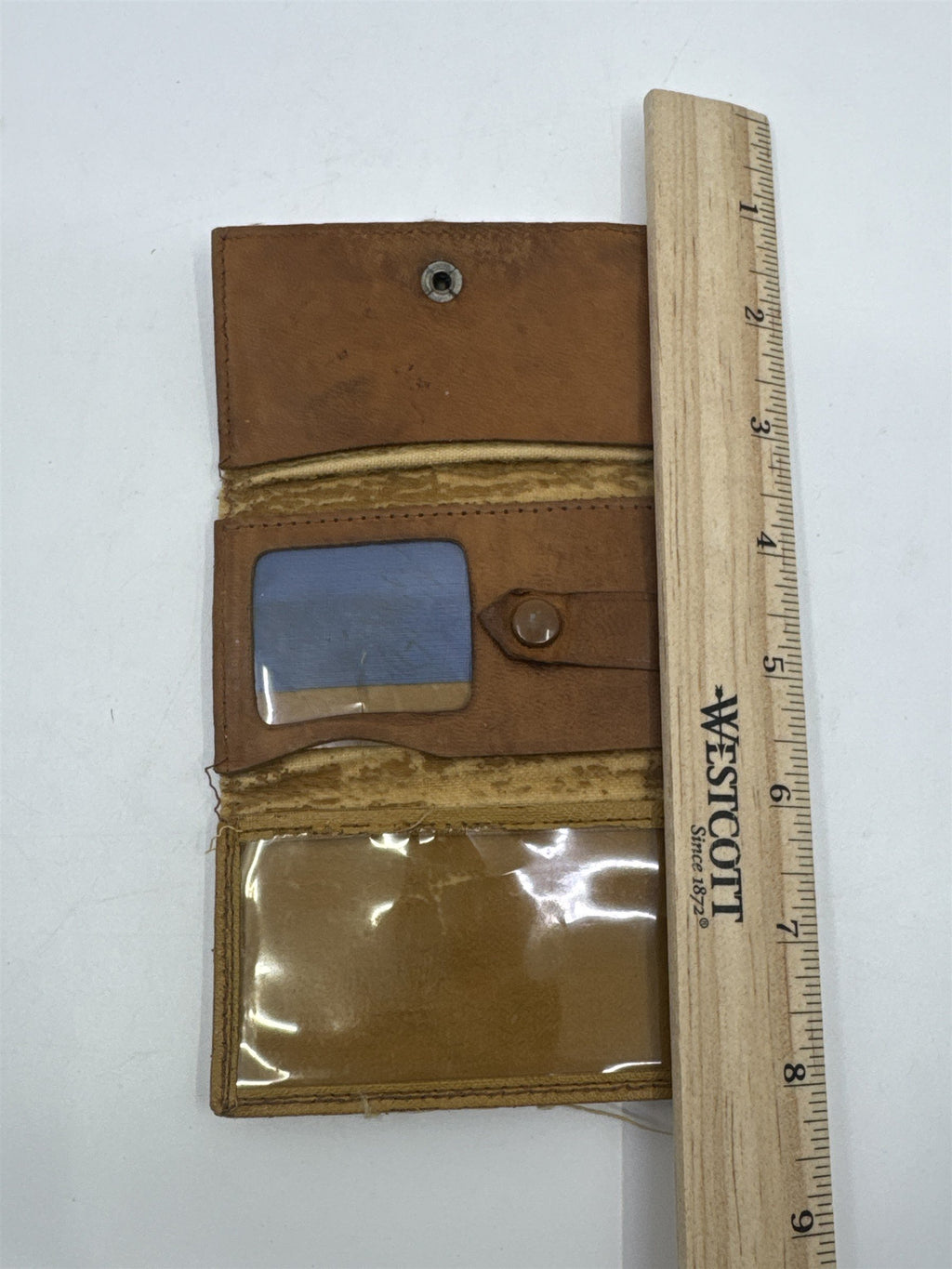 Vintage Genuine Leather Coney Island N.Y. Souvenir Travel Key Holder/Wallet