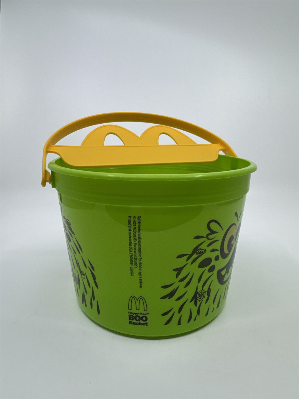 2025 McDonald's Boo Bucket Pail Green Monster Happy Meal Toy Halloween Bucket