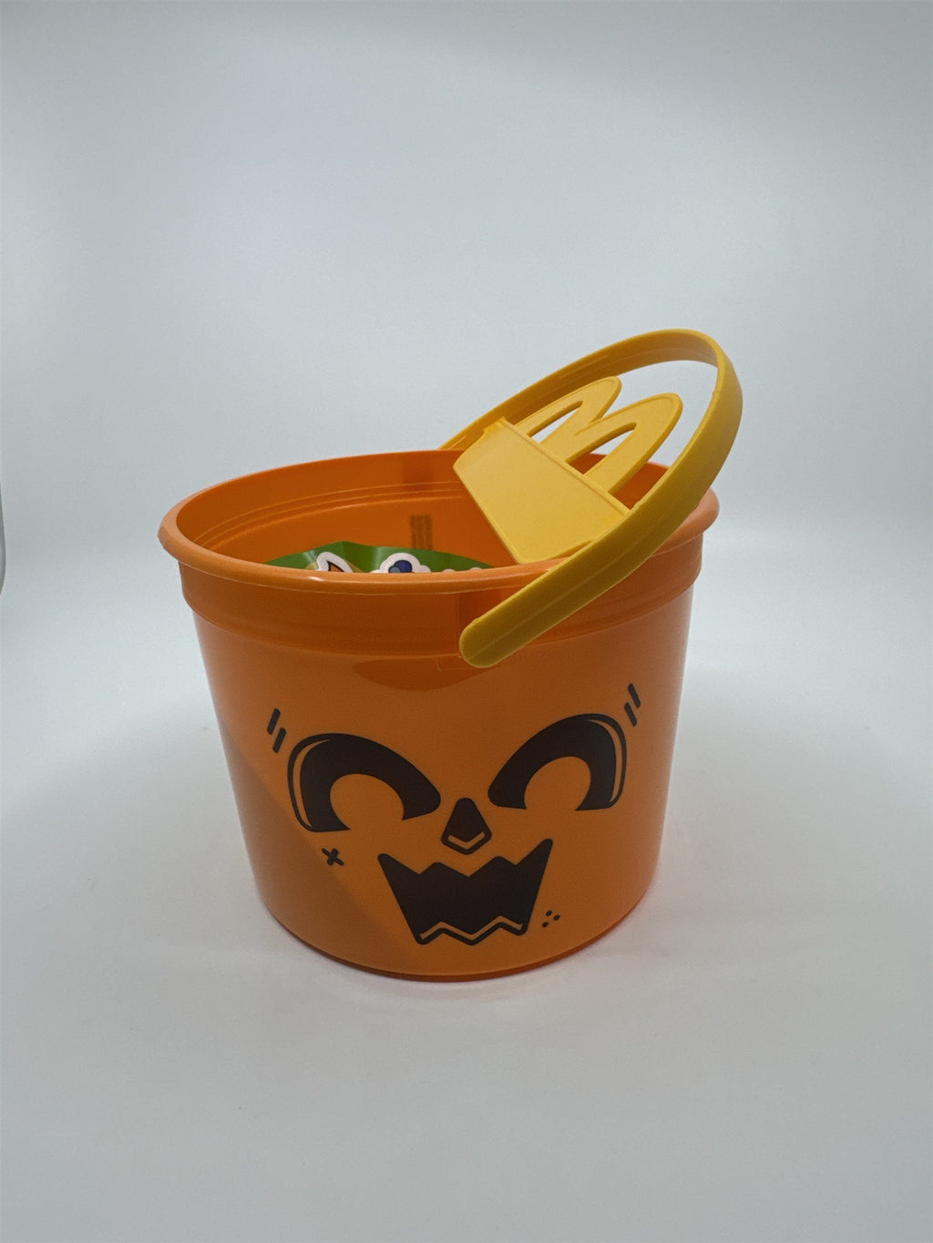 2025 McDonald's Boo Bucket Pail Orange Pumpkin Happy Meal Toy Halloween Bucket