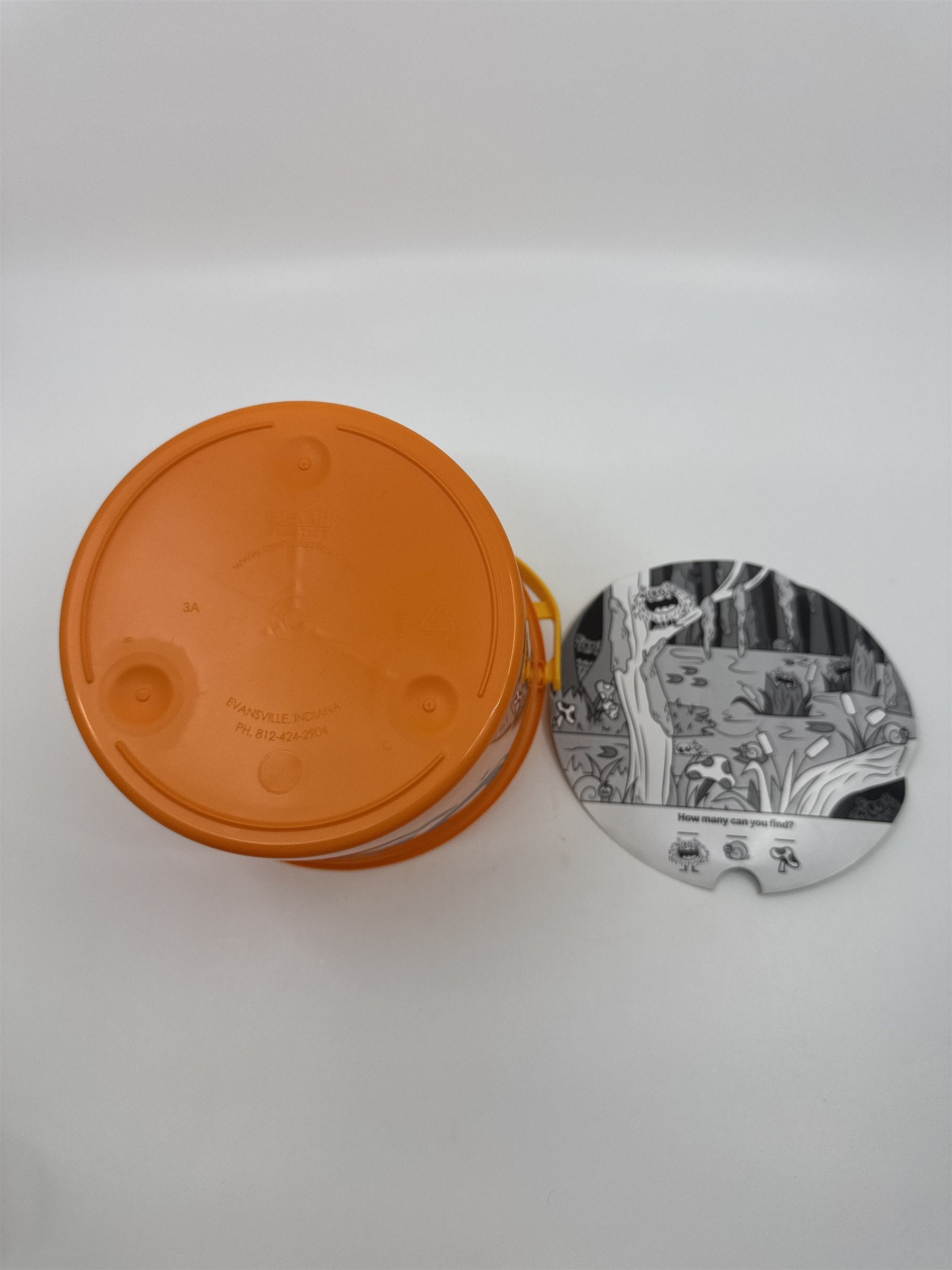 2025 McDonald's Boo Bucket Pail Orange Pumpkin Happy Meal Toy Halloween Bucket