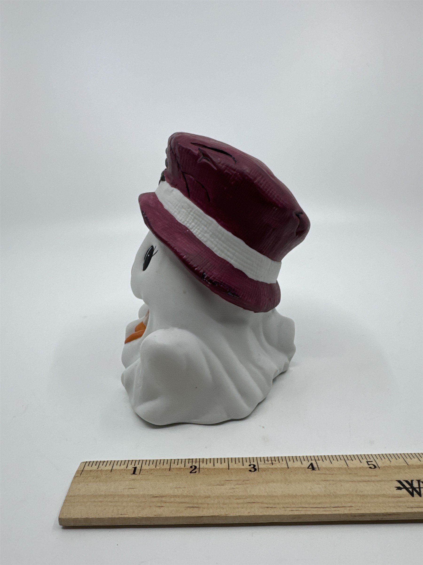 Vintage Ceramic Halloween Ghost Figurine Table Light Light Cord Not Included