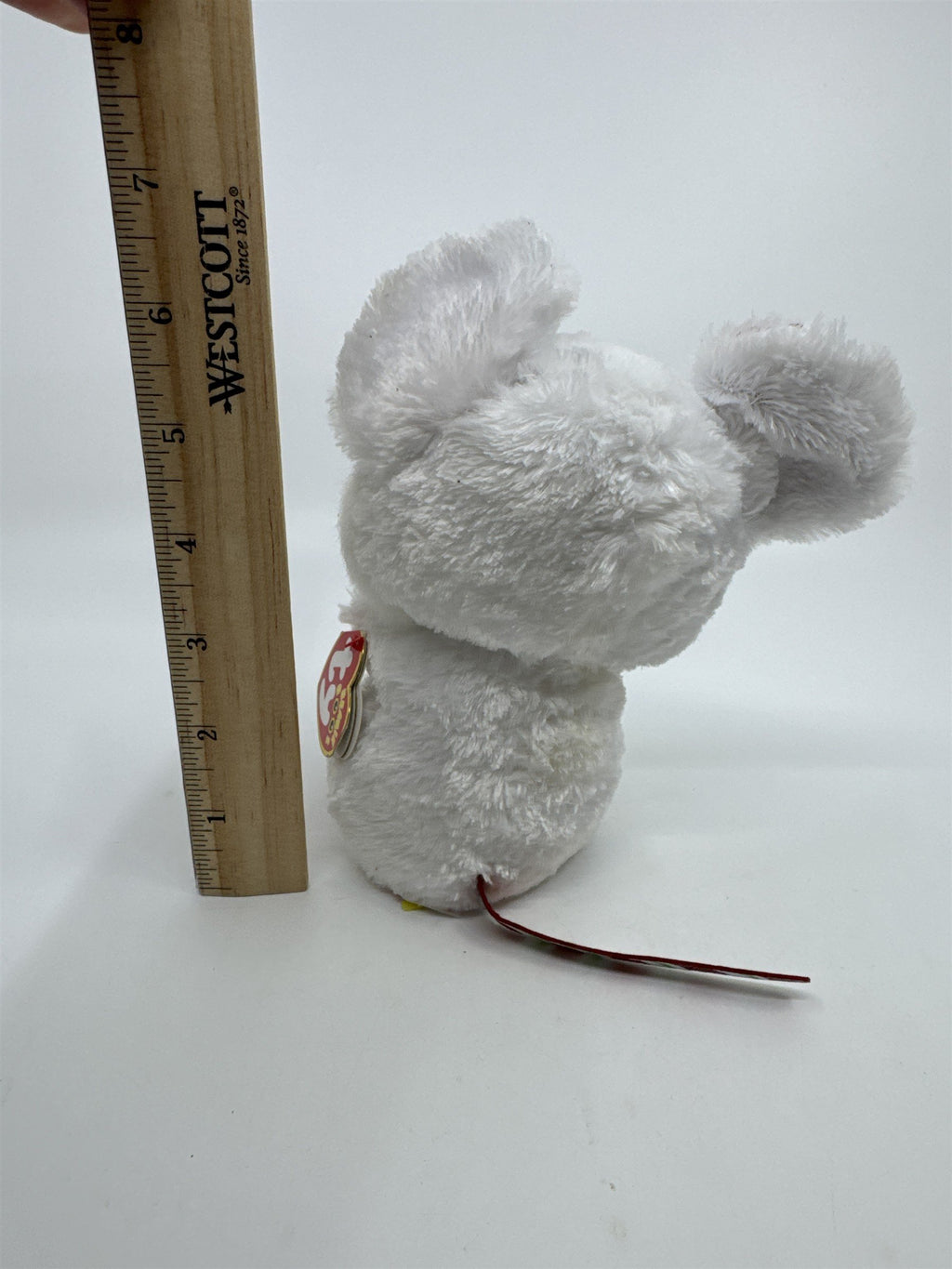 TY Beanie Boos Christmas Stuffed Toy Plush Chimney Mouse *Stained