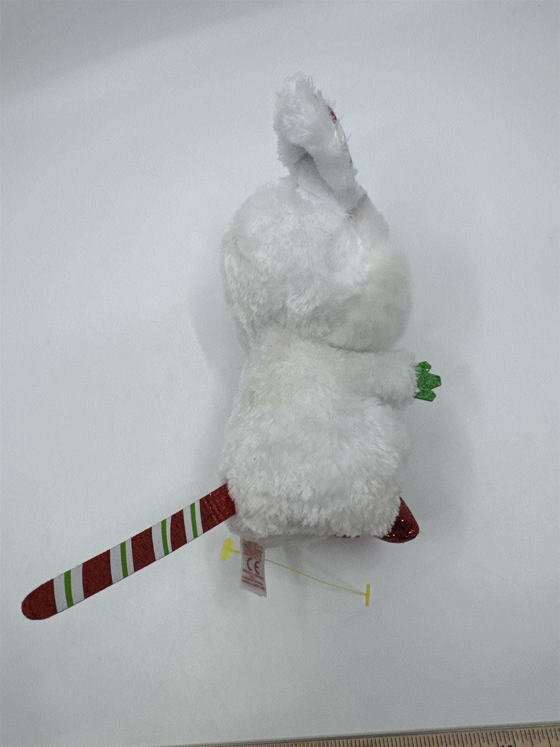 TY Beanie Boos Christmas Stuffed Toy Plush Chimney Mouse *Stained