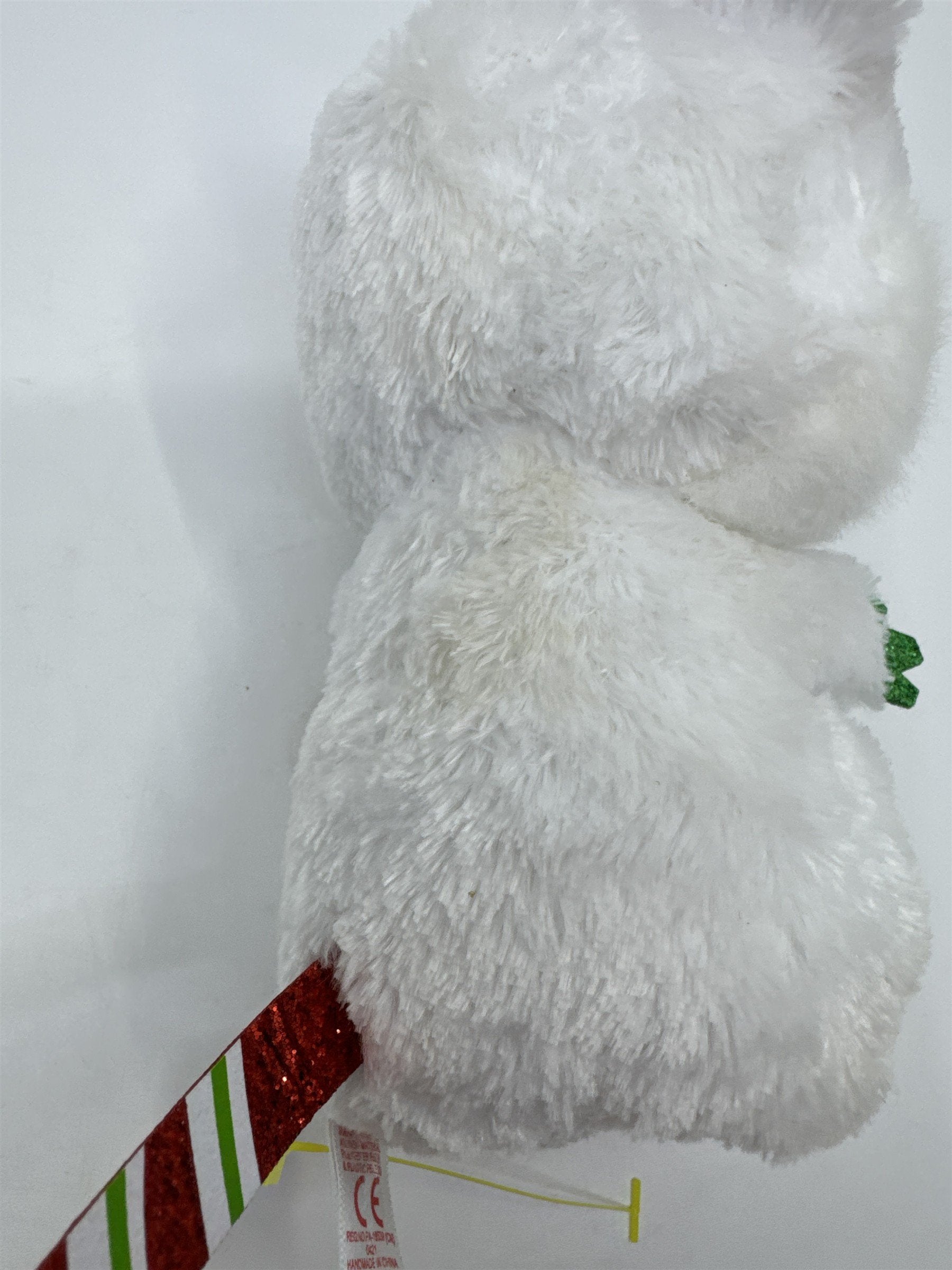 TY Beanie Boos Christmas Stuffed Toy Plush Chimney Mouse *Stained