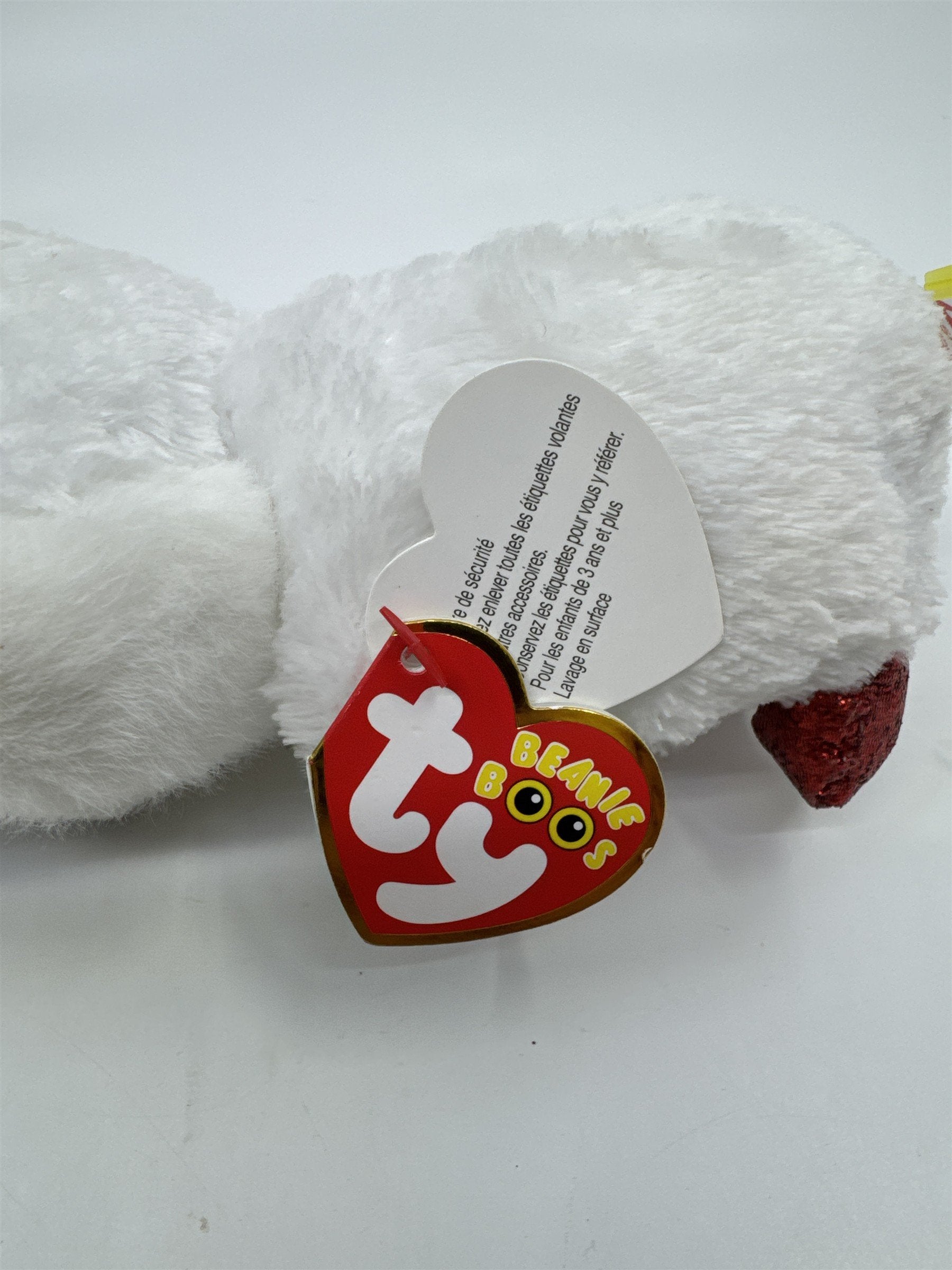 TY Beanie Boos Christmas Stuffed Toy Plush Chimney Mouse *Stained