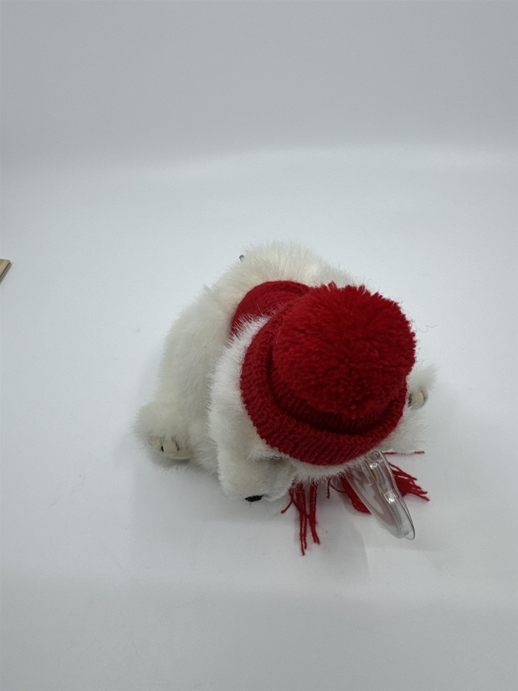 TY Beanie Baby Peppermint The Bear Whited Stuffed Plush Attic Treasures Plush