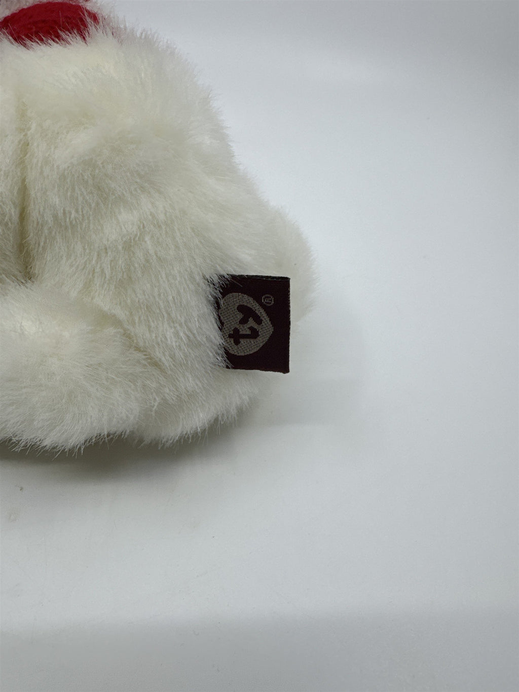 TY Beanie Baby Peppermint The Bear Whited Stuffed Plush Attic Treasures Plush