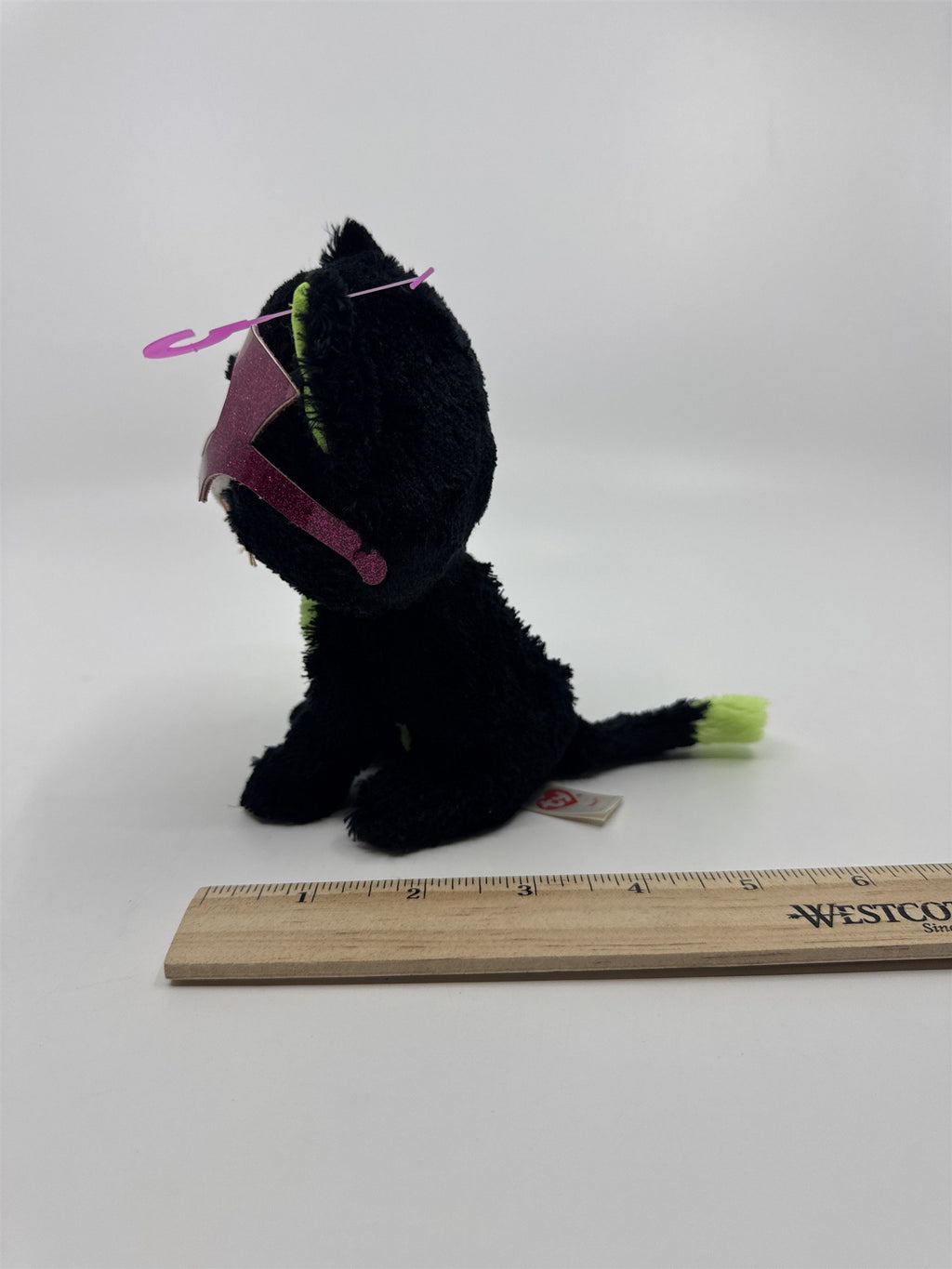 TY Beanie Boos Jinxy The Halloween Cat Black And Green Toy Plush Stuffed Animal