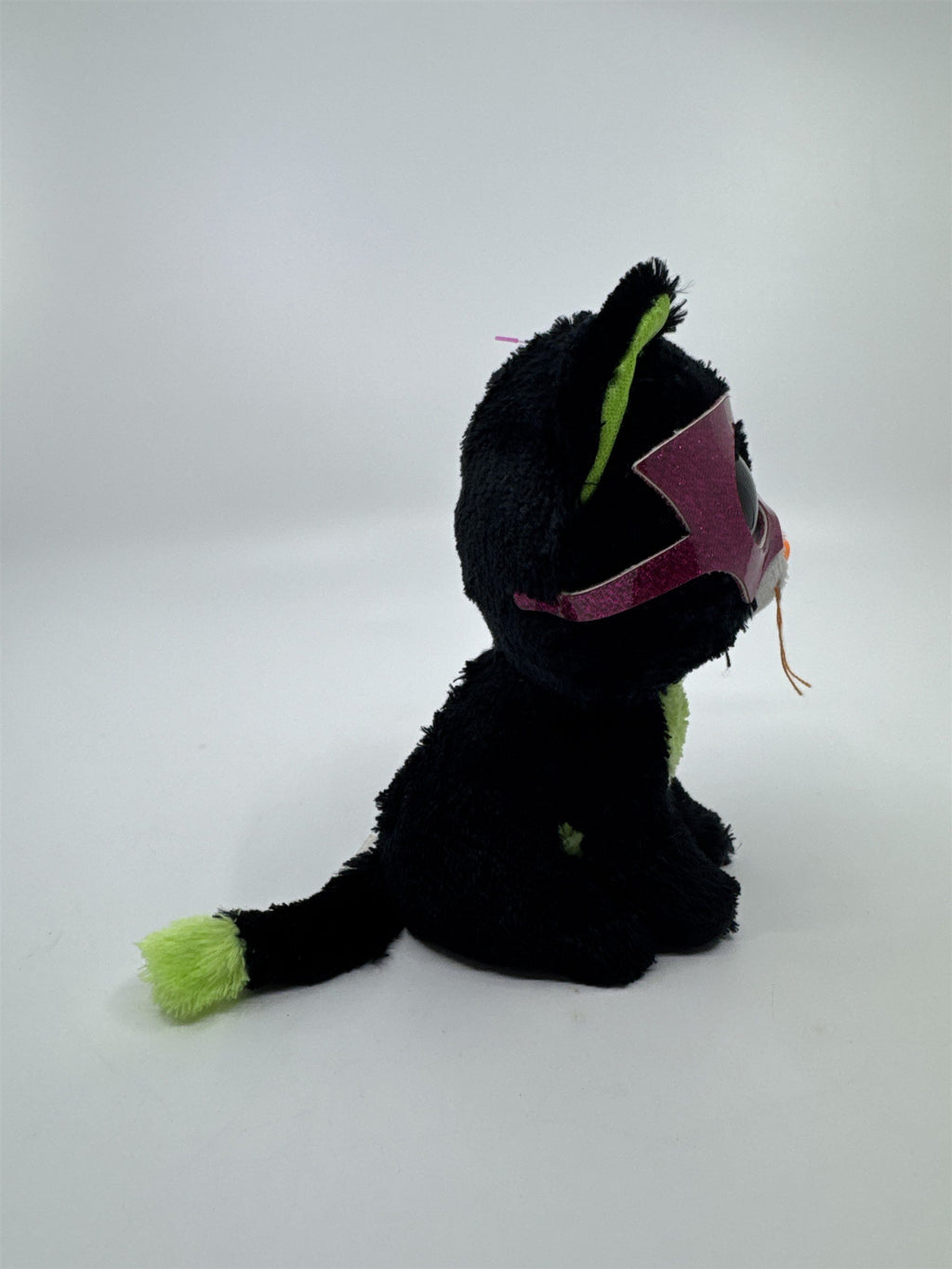 TY Beanie Boos Jinxy The Halloween Cat Black And Green Toy Plush Stuffed Animal