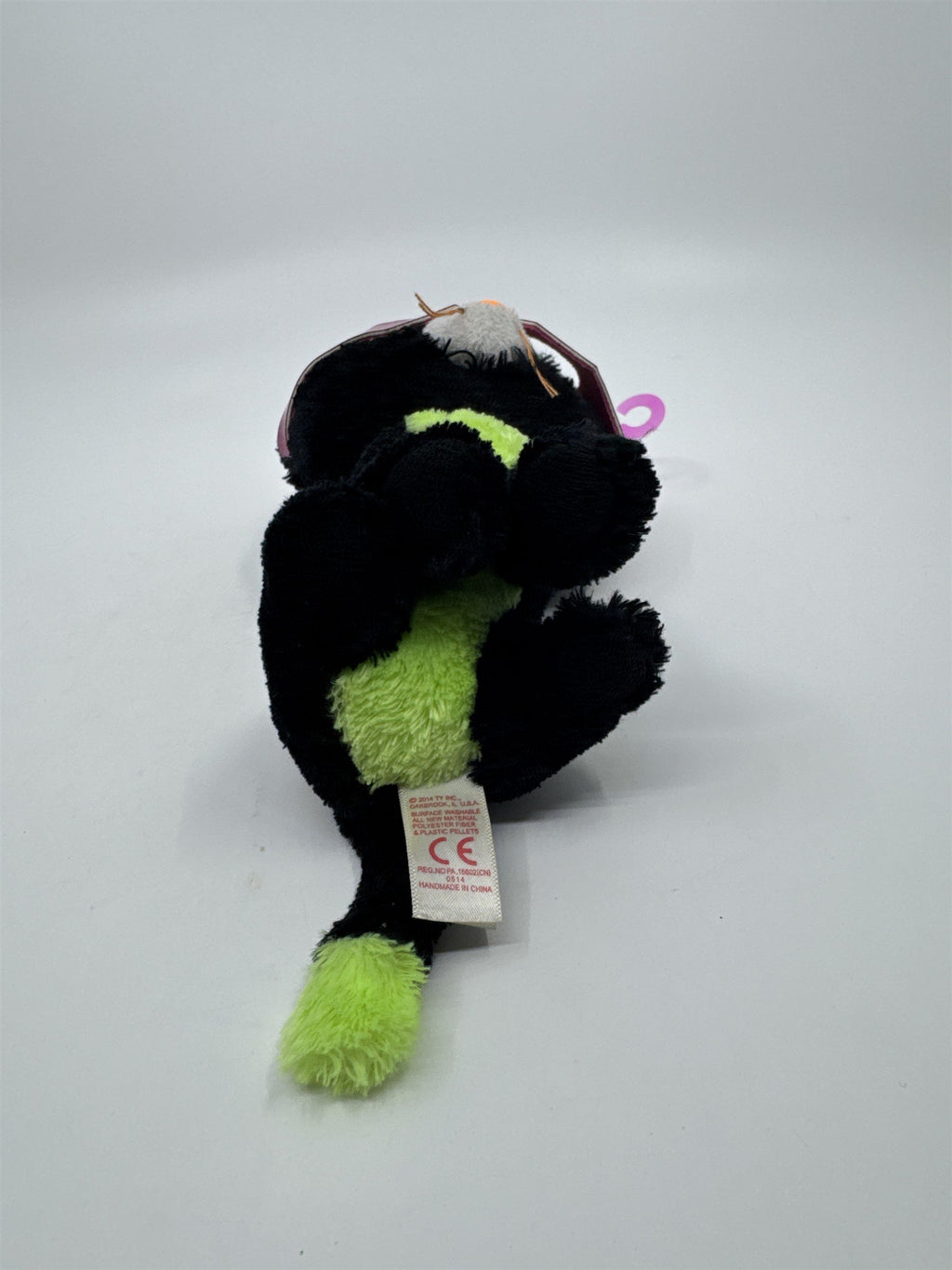 TY Beanie Boos Jinxy The Halloween Cat Black And Green Toy Plush Stuffed Animal
