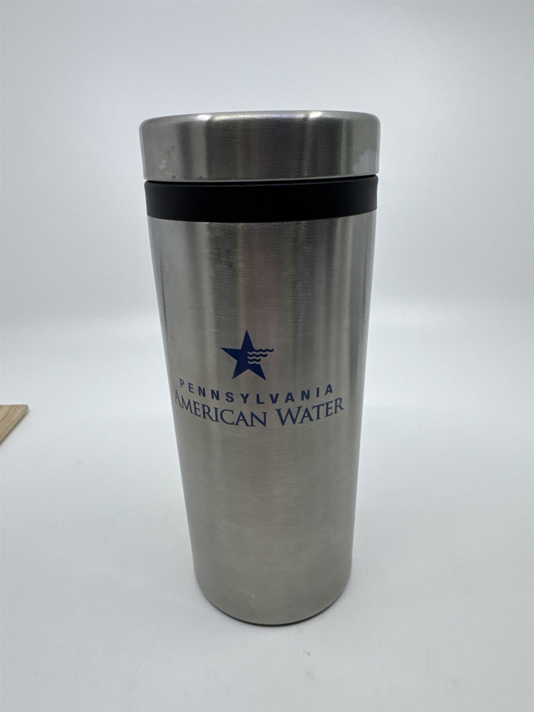 Pennsylvania American Water Silver Travel Mug Coffee Cup