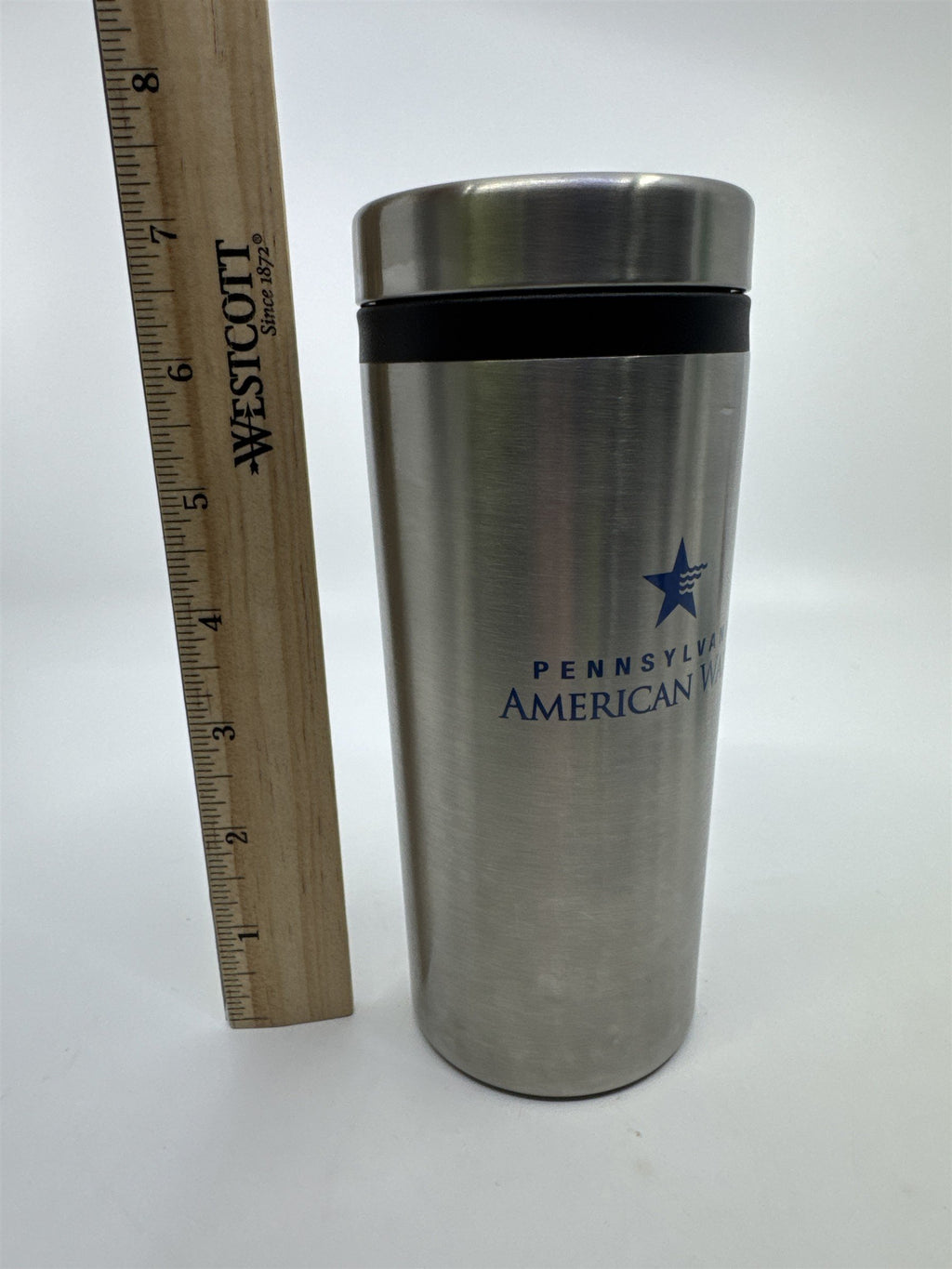 Pennsylvania American Water Silver Travel Mug Coffee Cup