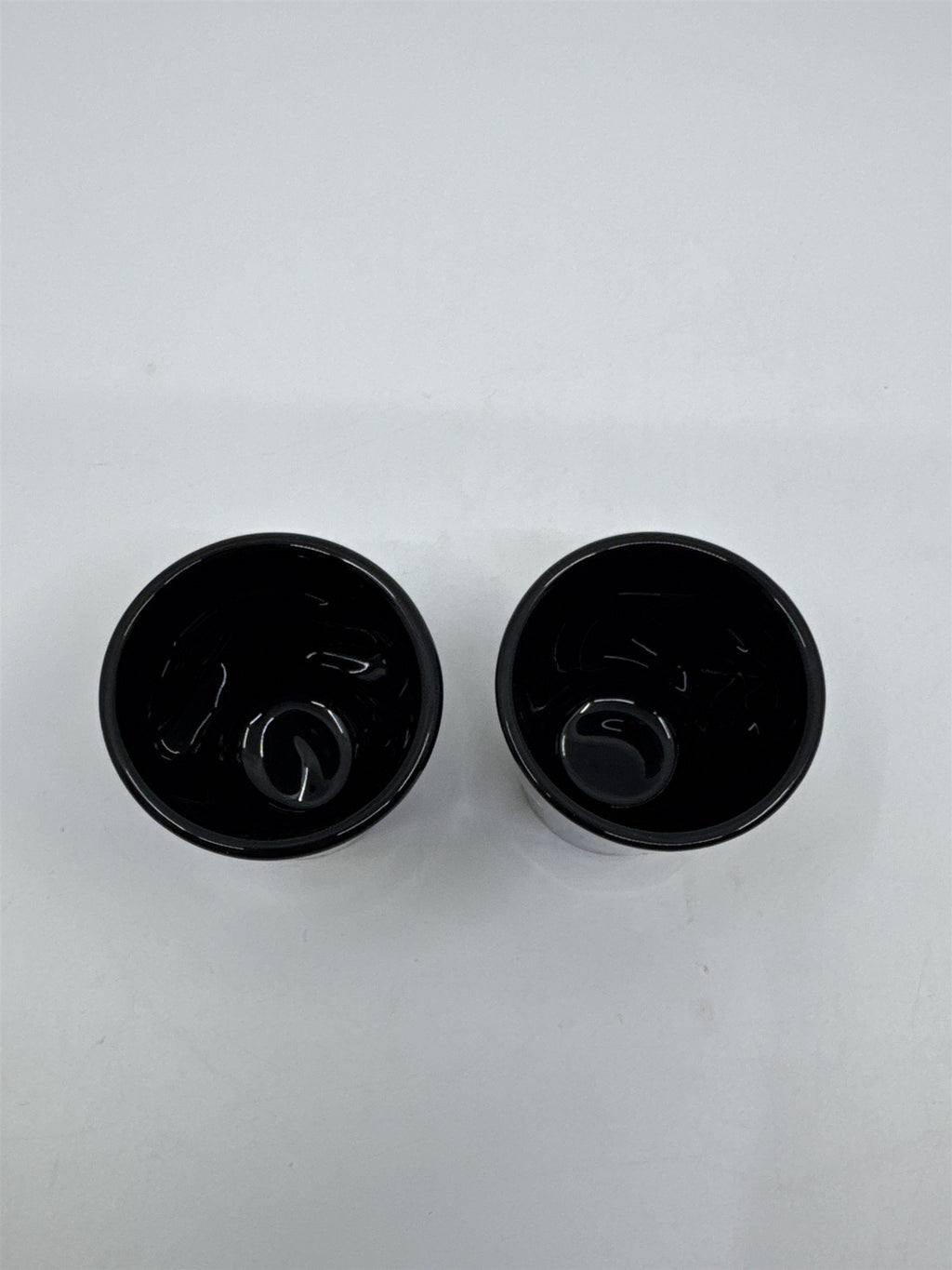 Set Of Two George Dickel Tennessee Sippin' Whisky Black Shotglasses