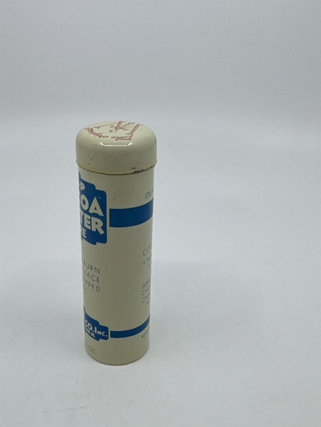 Vintage USP Cocoa Butter Pure 1 Oz. Dispenser Chapped Face And Hands Empty Tin