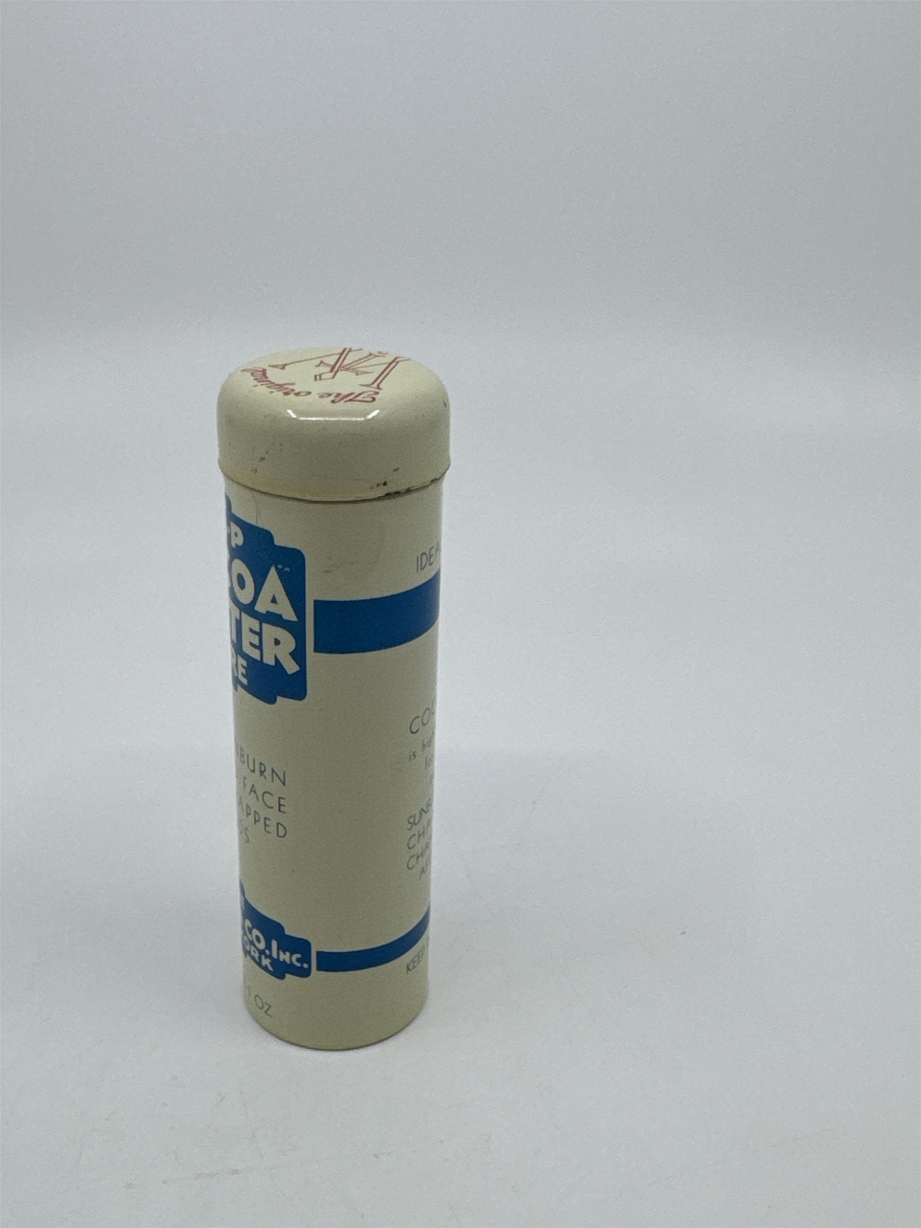 Vintage USP Cocoa Butter Pure 1 Oz. Dispenser Chapped Face And Hands Empty Tin