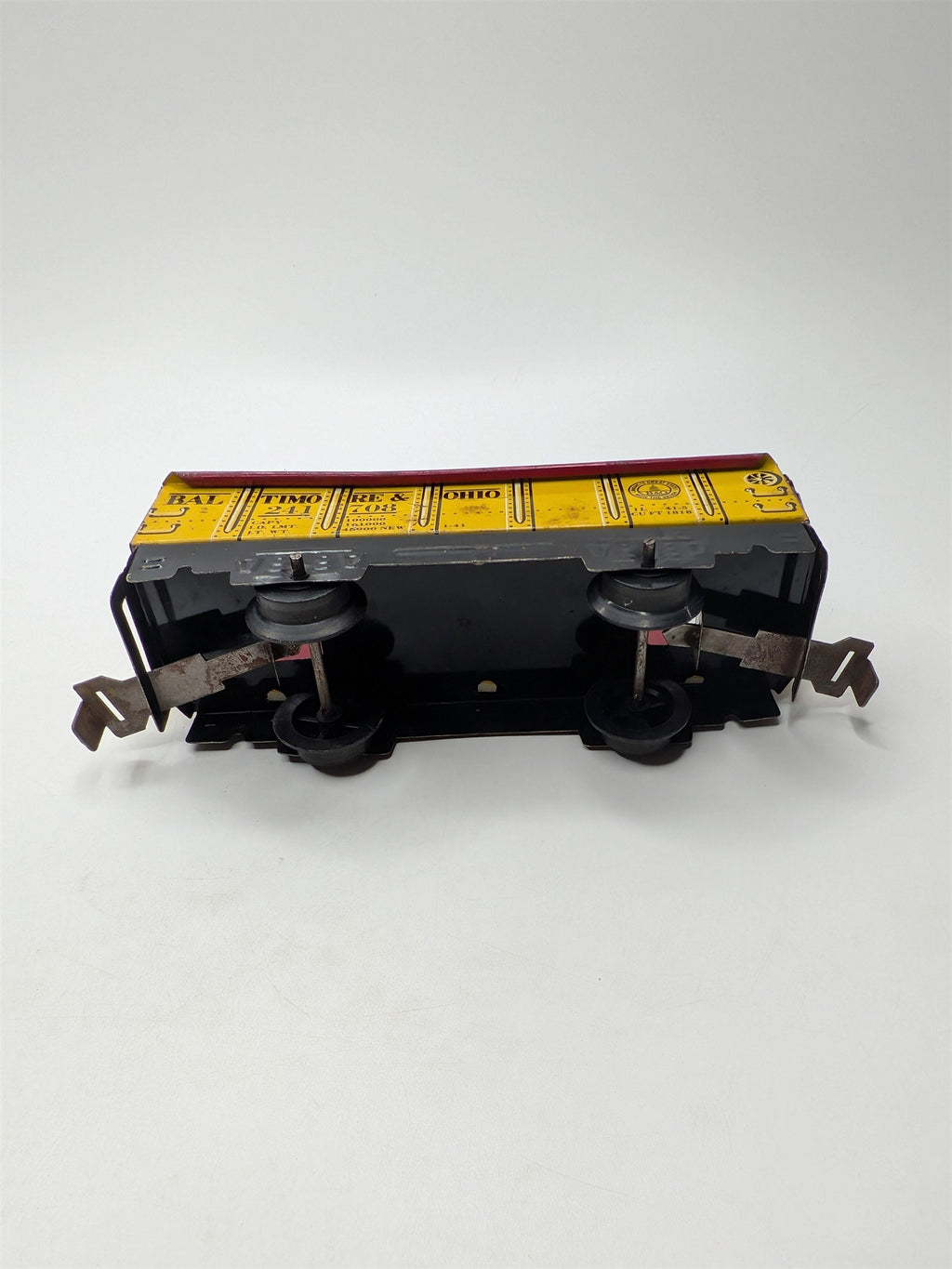 Marx Tinplate B&O 241708 Baltimore & Ohio 4 Wheel Train Car