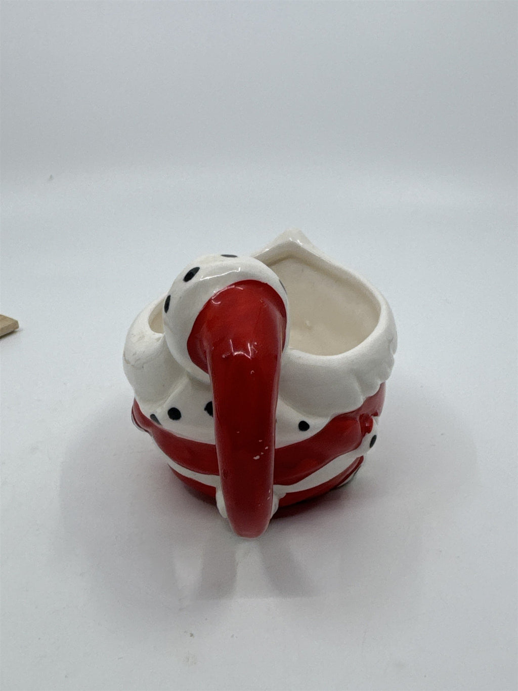 Vintage Santa Claus Ceramic Creamer W/ Blue Rhinestone Eyes Kreiss?