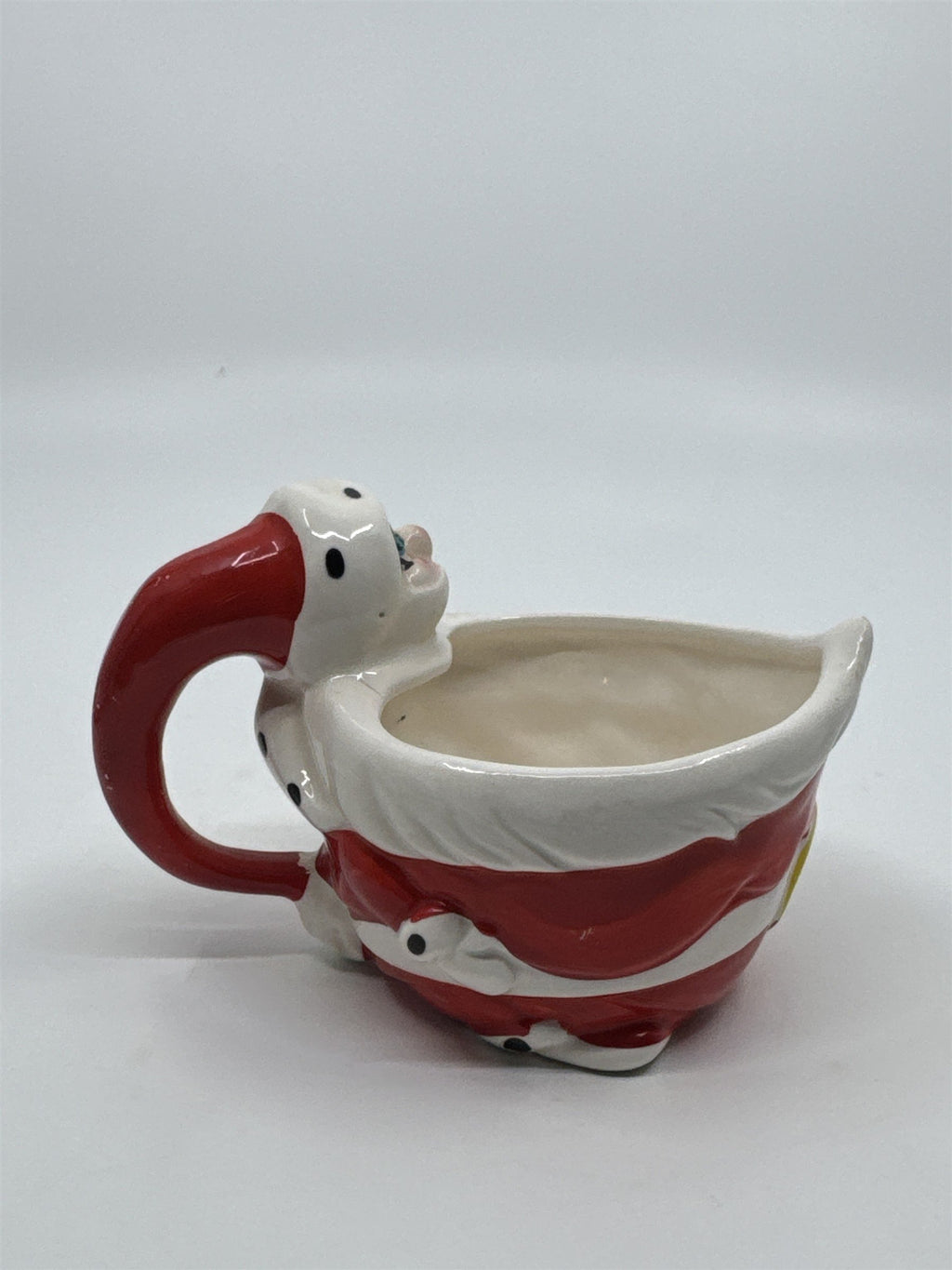 Vintage Santa Claus Ceramic Creamer W/ Blue Rhinestone Eyes Kreiss?