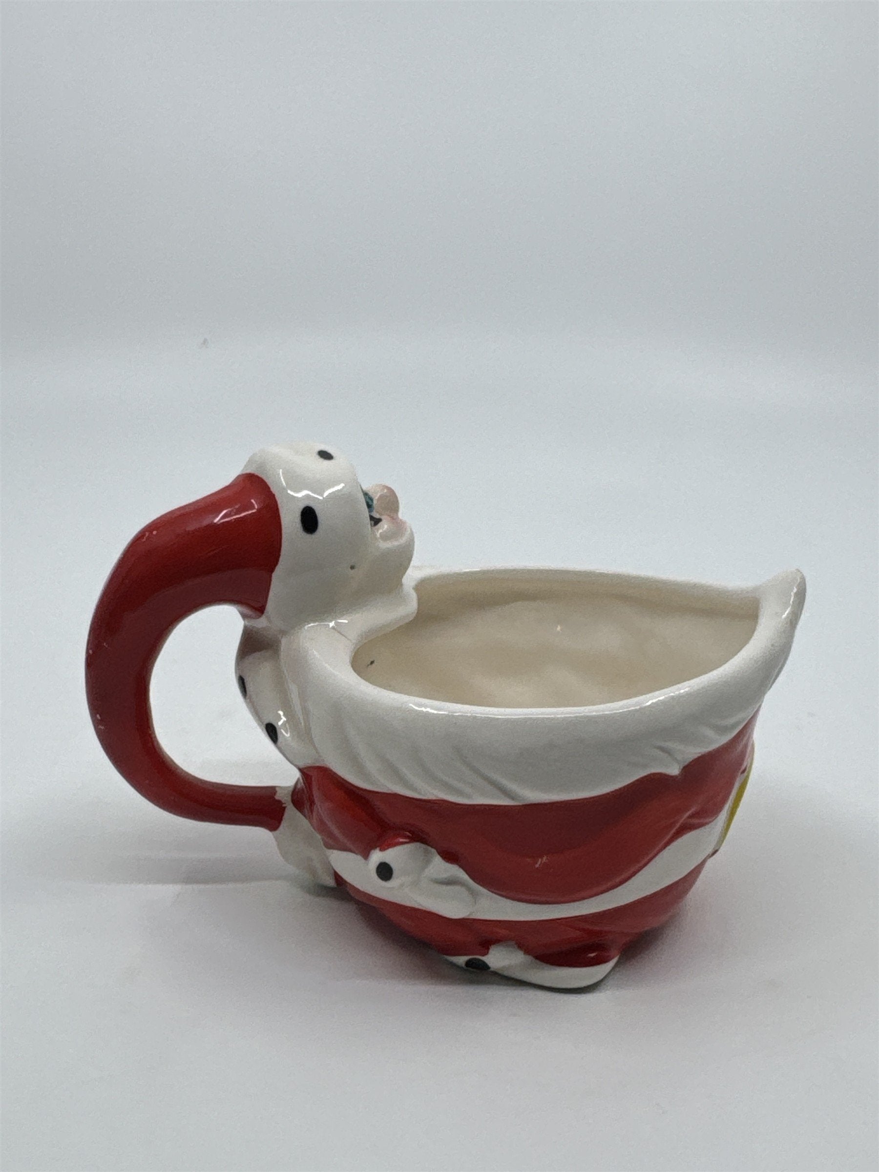 Vintage Santa Claus Ceramic Creamer W/ Blue Rhinestone Eyes Kreiss?