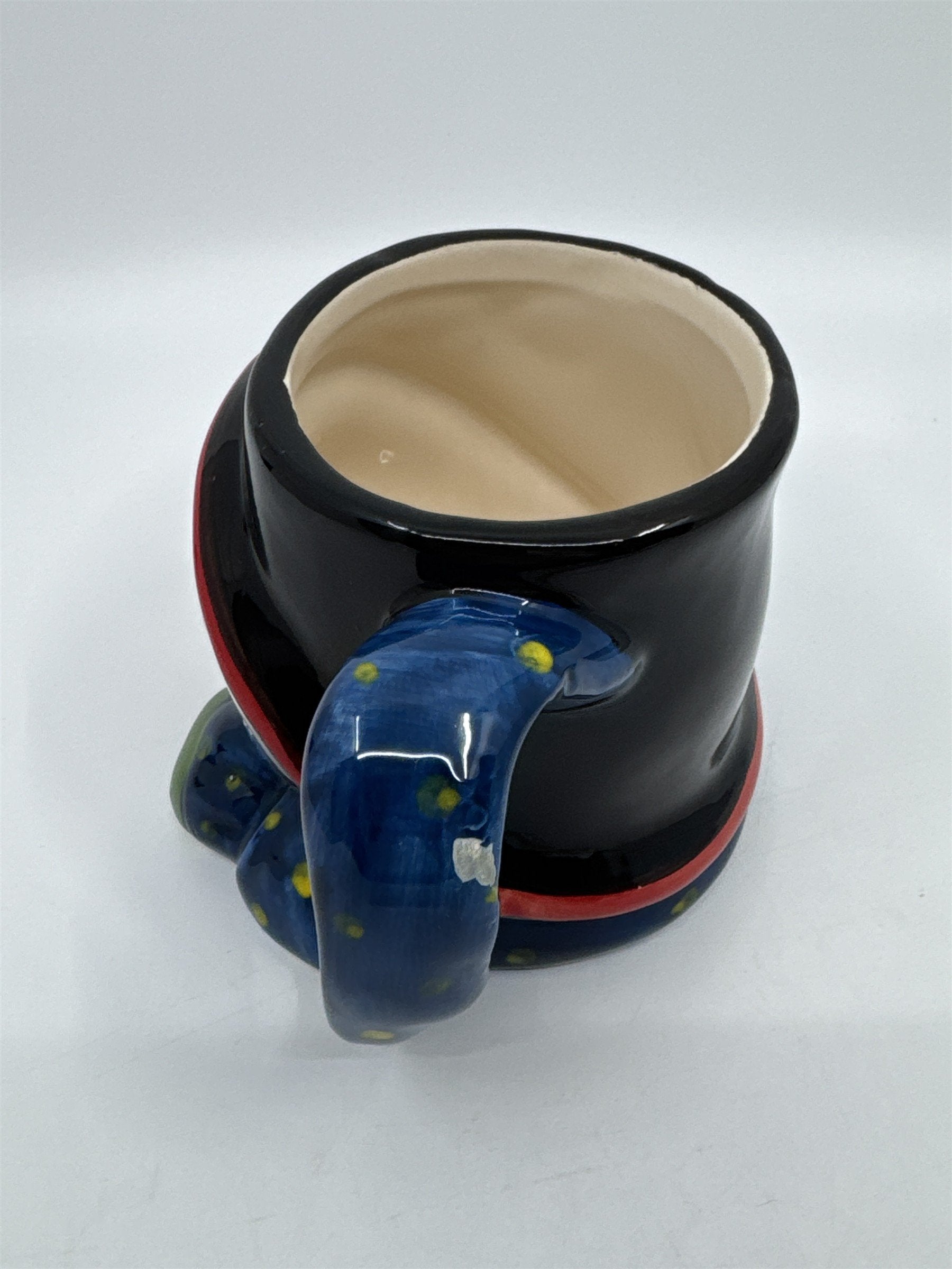 Vintage Christmas Holiday Ceramic Snowman Mug By Royal Norfolk *Chipped
