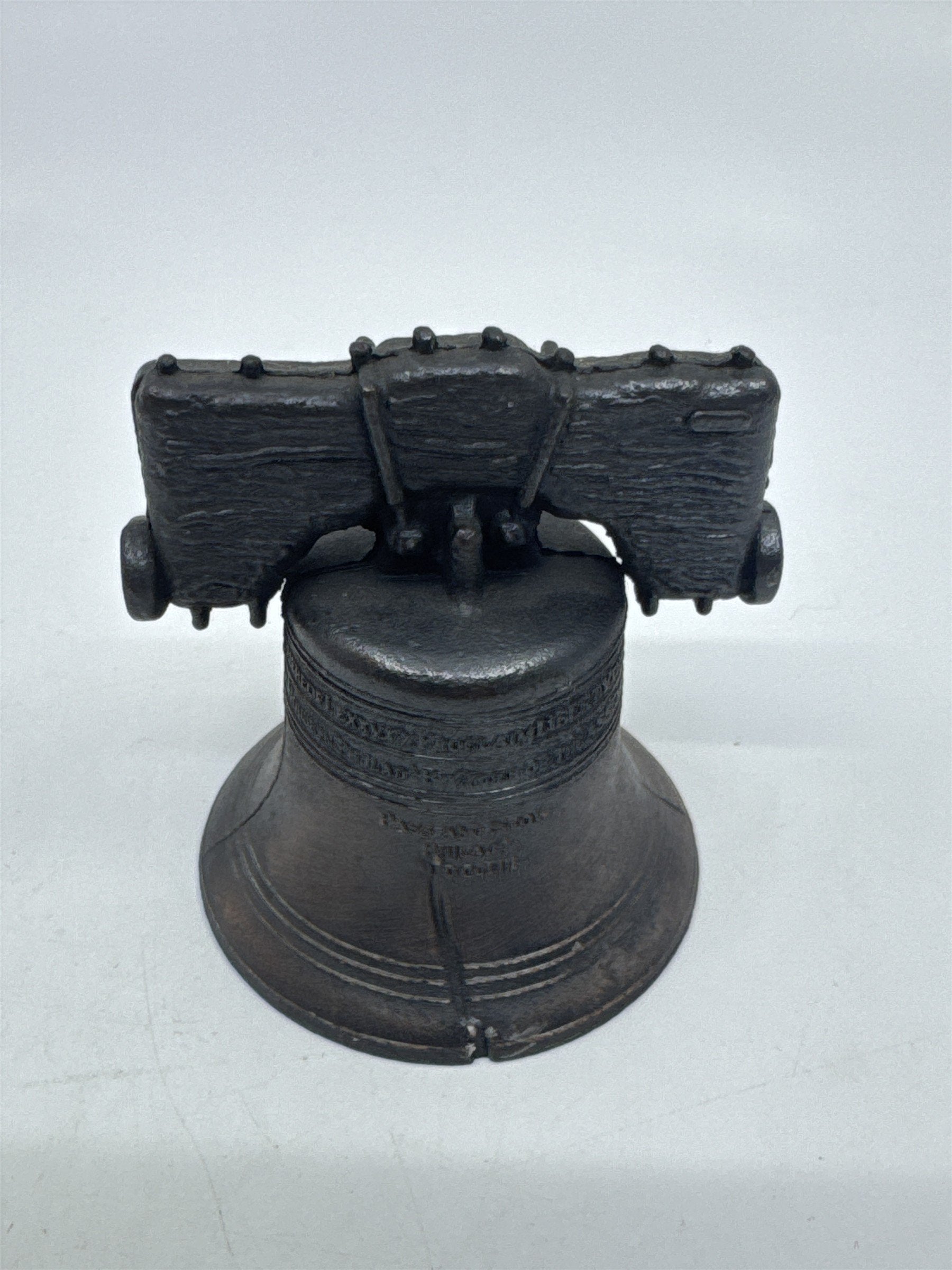 Vintage Miniature Liberty Bell Small Metal Philadelphia Souvenir Replica