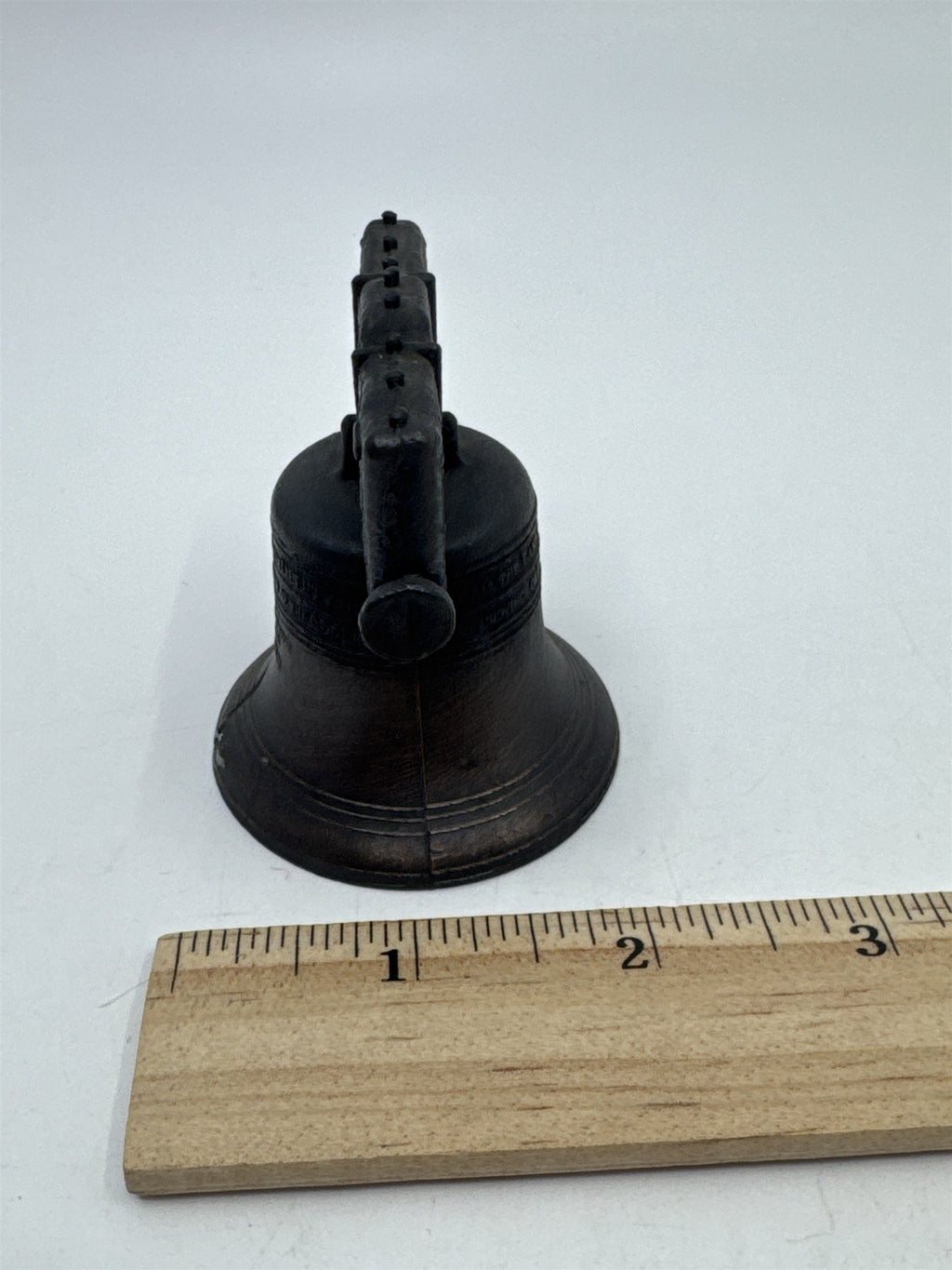 Vintage Miniature Liberty Bell Small Metal Philadelphia Souvenir Replica