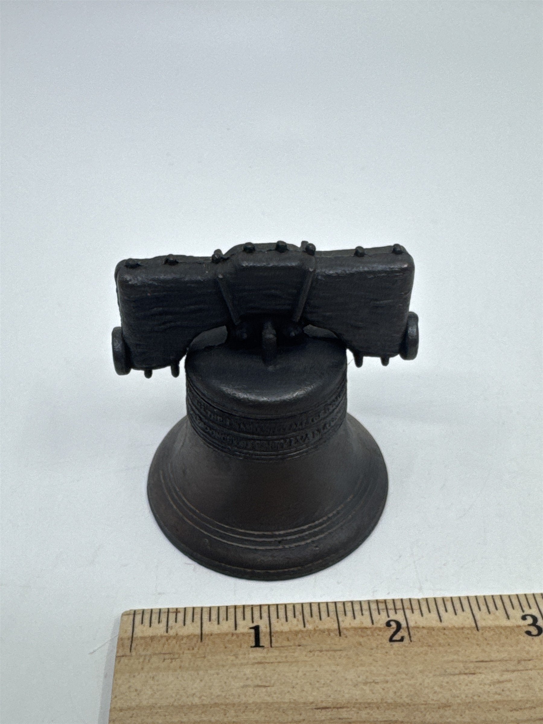 Vintage Miniature Liberty Bell Small Metal Philadelphia Souvenir Replica